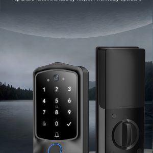 VanviotZT- H1 Pro Smart Lock for Airbnb & Vacation Rentals - AI People Counting, Visual Doorbell Camera, PMS & OTA Integration, Keyless Entry Deadbolt for Hosts