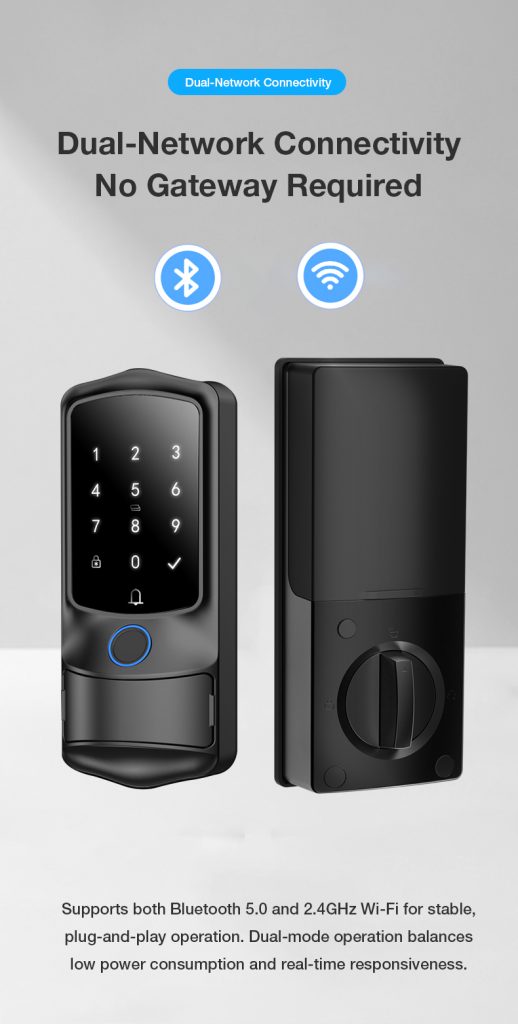 Vanviot ZT-H1  Smart Lock for Airbnb Hosts - PMS & OTA Sync, No Gateway, Keyless Entry - Image 1