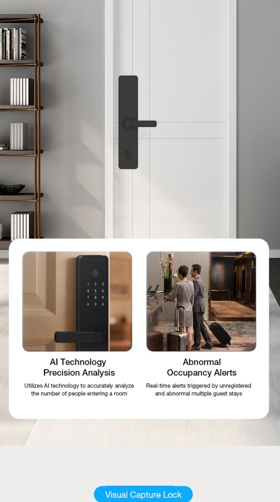 Vanviot ZT-S1 Pro AI Visual Capture Smart Lock for Airbnb - People Counting, Real-Time Alerts, PMS/OTA Sync, No Gateway - Image 16