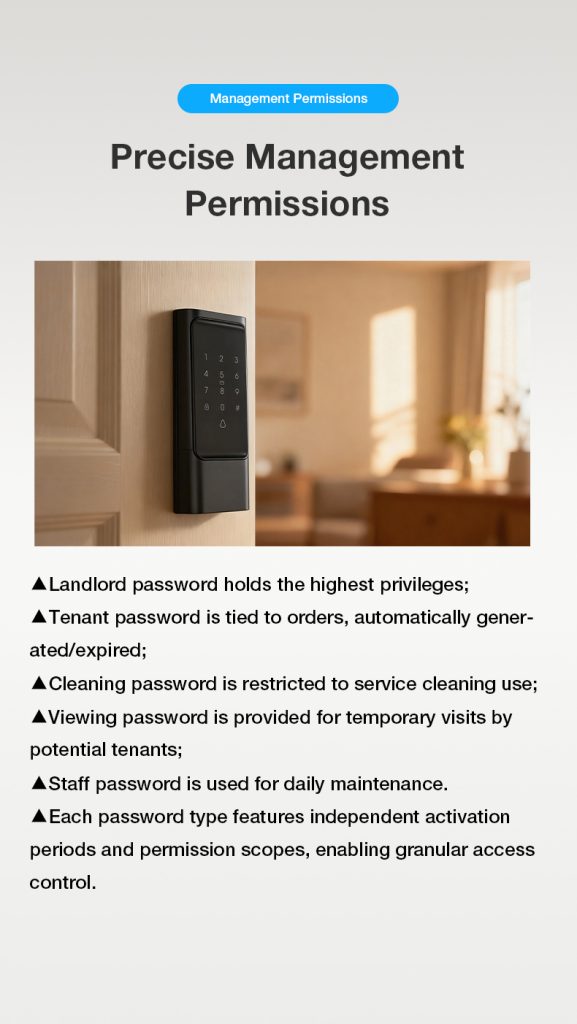 Vanviot ZT-H2 Affordable Smart Lock for Airbnb - PMS/OTA Sync, No Gateway, Keyless Entry - Image 6