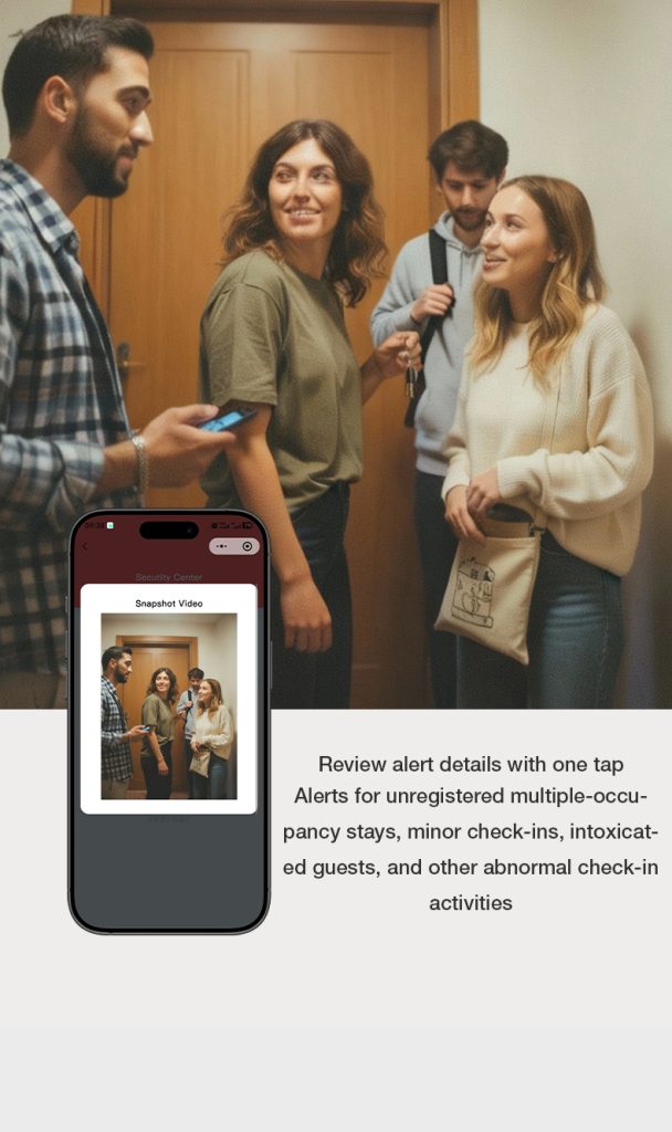 Vanviot ZT-S1 Pro AI Visual Capture Smart Lock for Airbnb - People Counting, Real-Time Alerts, PMS/OTA Sync, No Gateway - Image 13