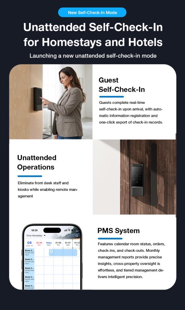 Vanviot ZT-H2 Affordable Smart Lock for Airbnb - PMS/OTA Sync, No Gateway, Keyless Entry - Image 4
