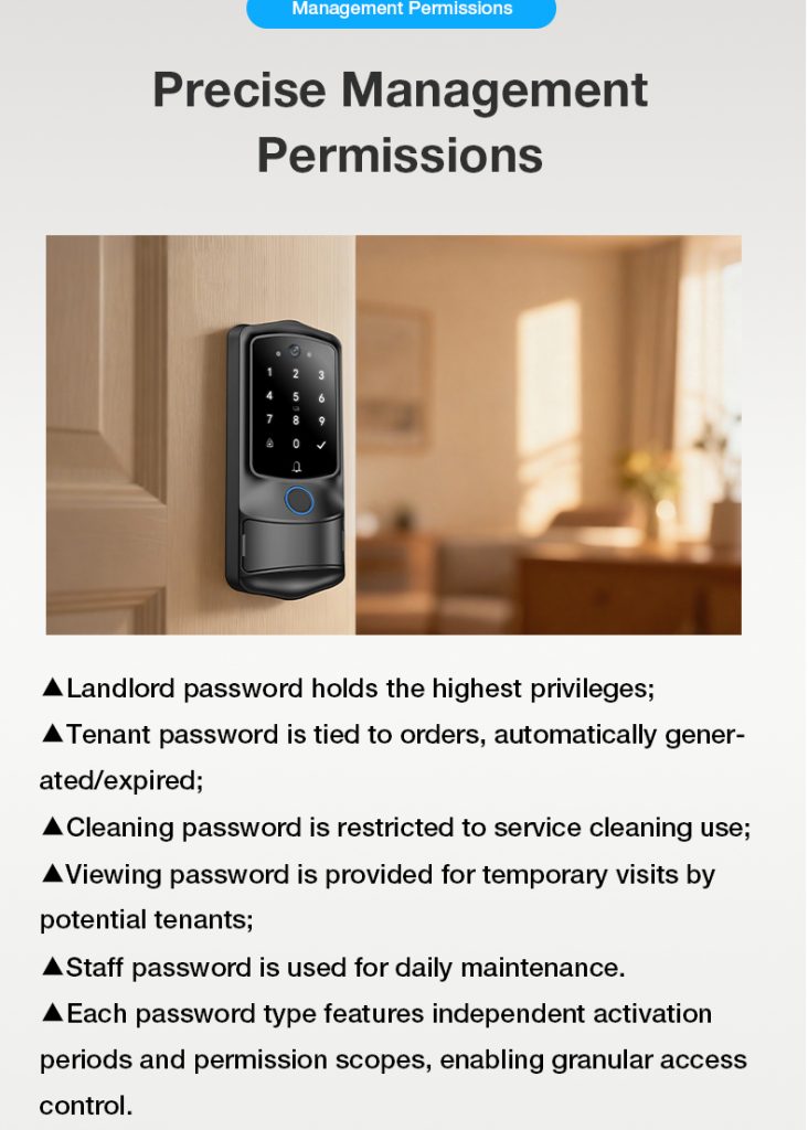 VanviotZT- H1 Pro Smart Lock for Airbnb & Vacation Rentals - AI People Counting, Visual Doorbell Camera, PMS & OTA Integration, Keyless Entry Deadbolt for Hosts - Image 10