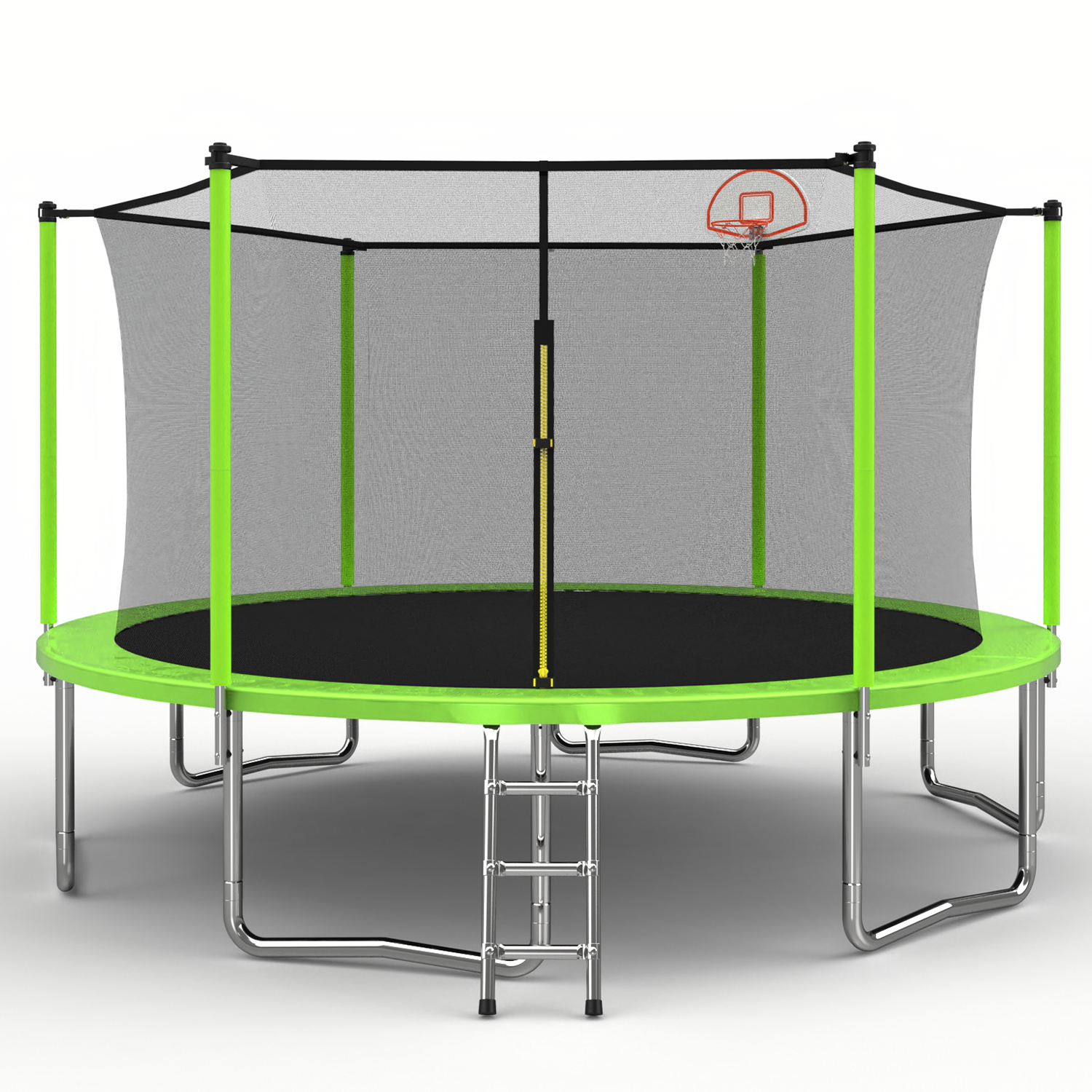14FT for Kids Children with Safety Enclosure Net Outdoor Backyards Large Recreational Trampoline