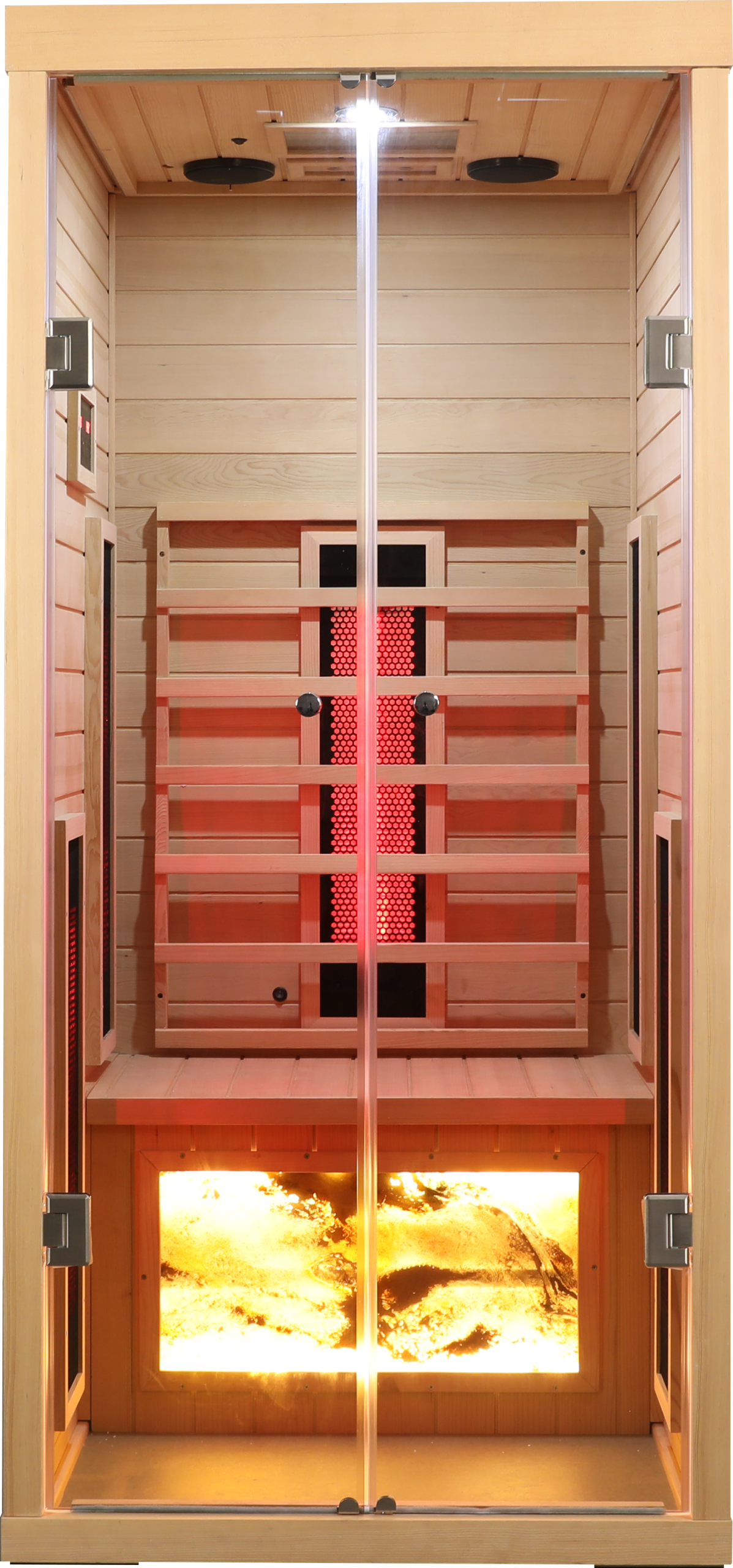 One person hemlock sauna