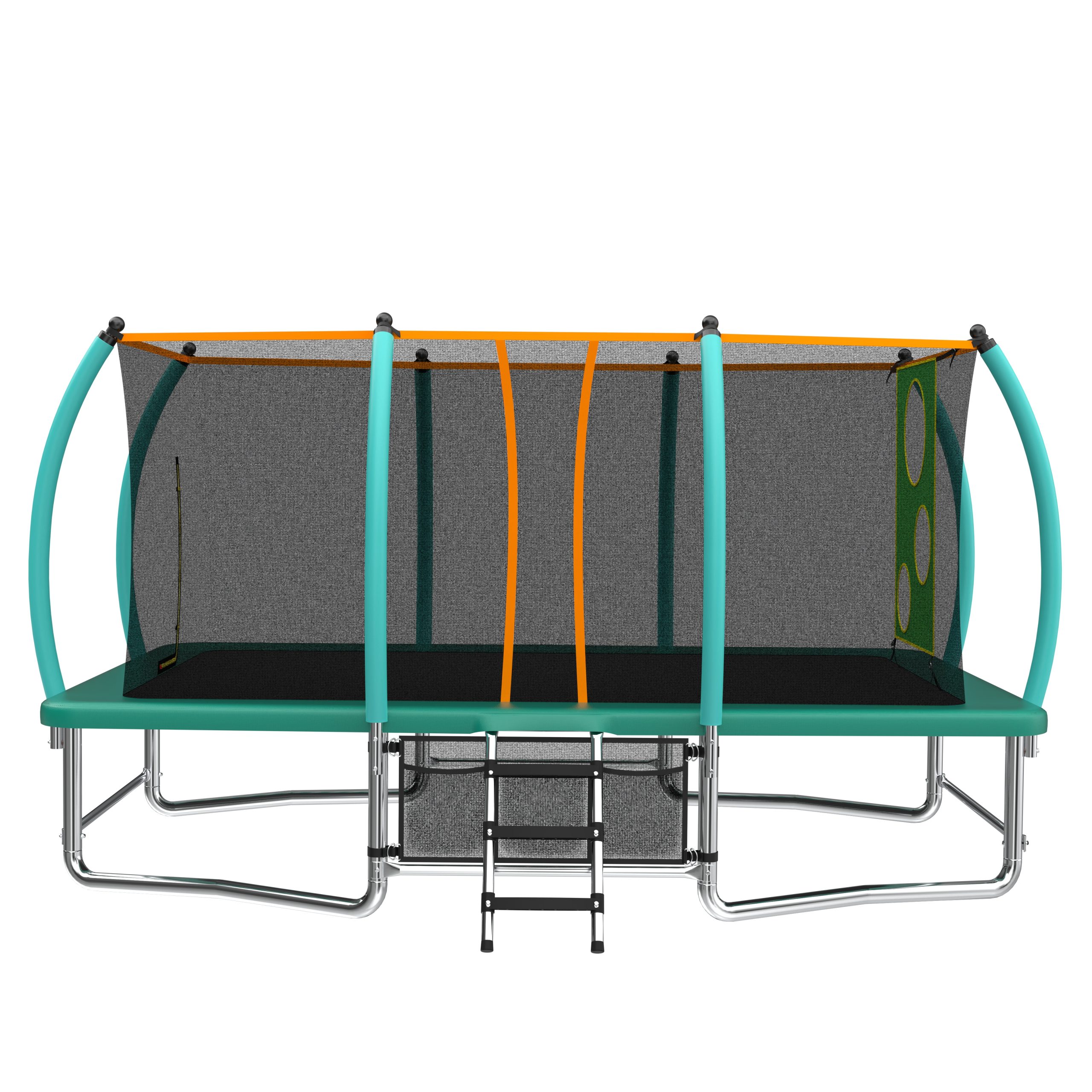 10X16FT Outdoor Square Trampolines for Kids Adults Long Rectangular Tumbling Trampoline