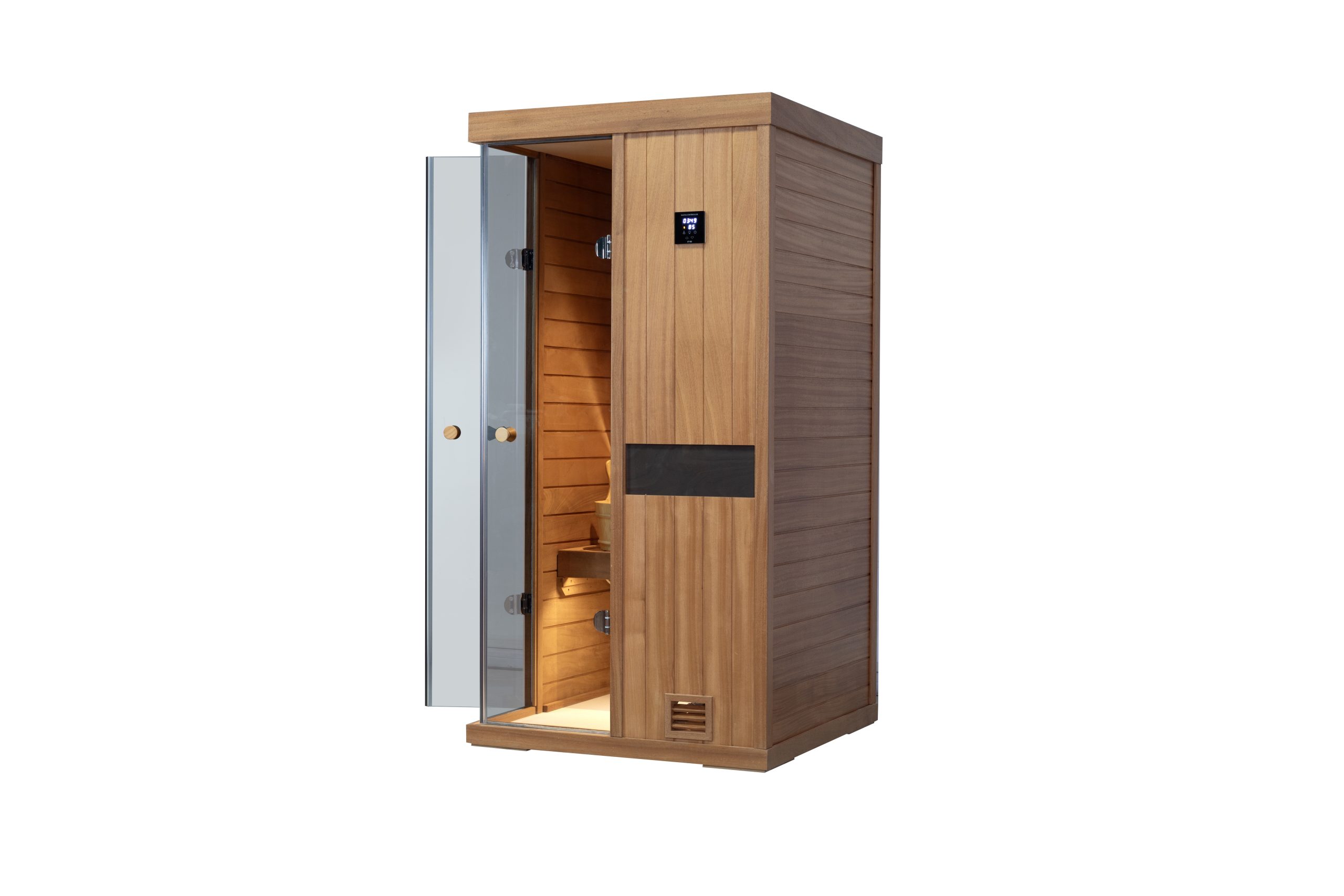 Mini One-person Mahogany sauna room