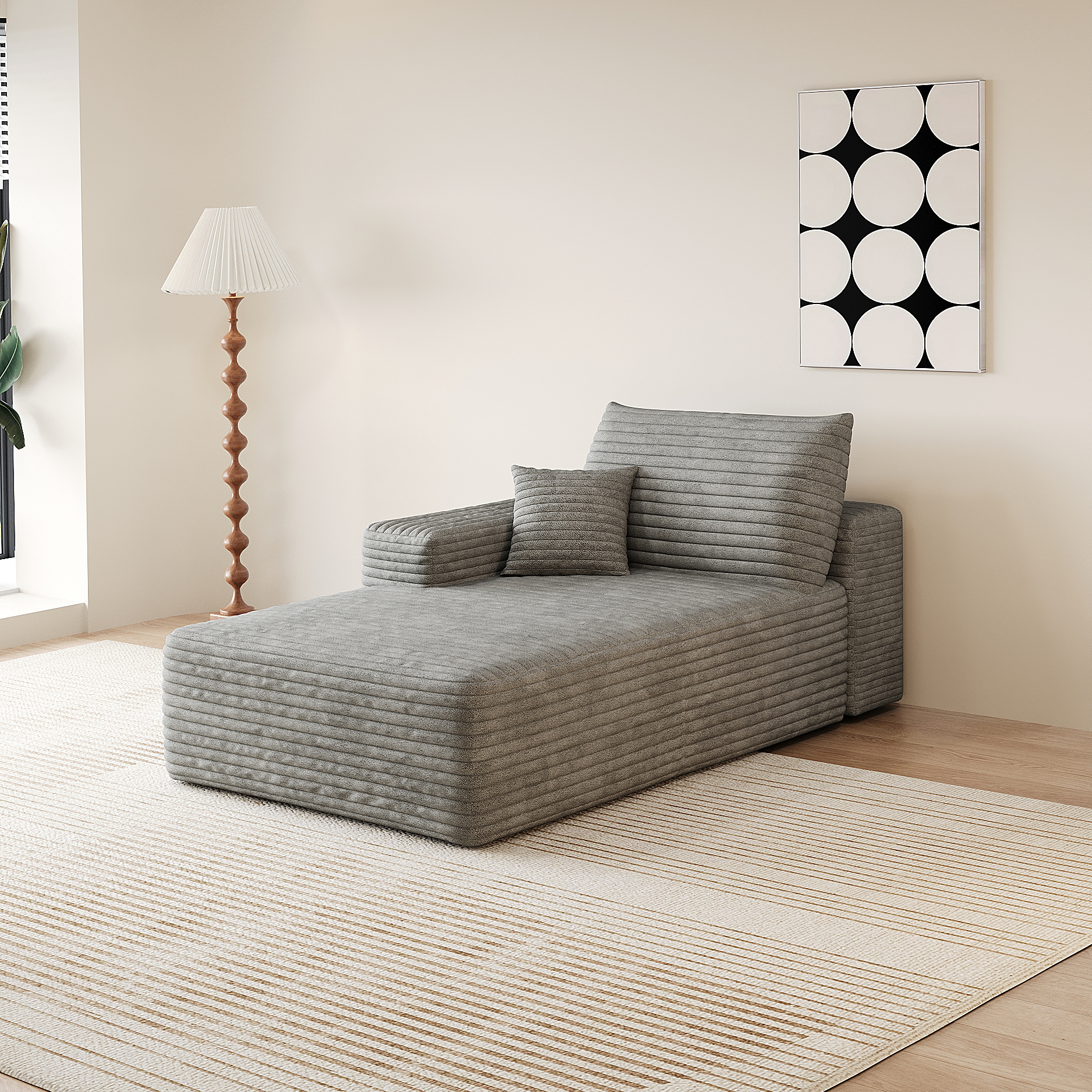 Y119-R-SLEEPER-GREY right sleeper grey