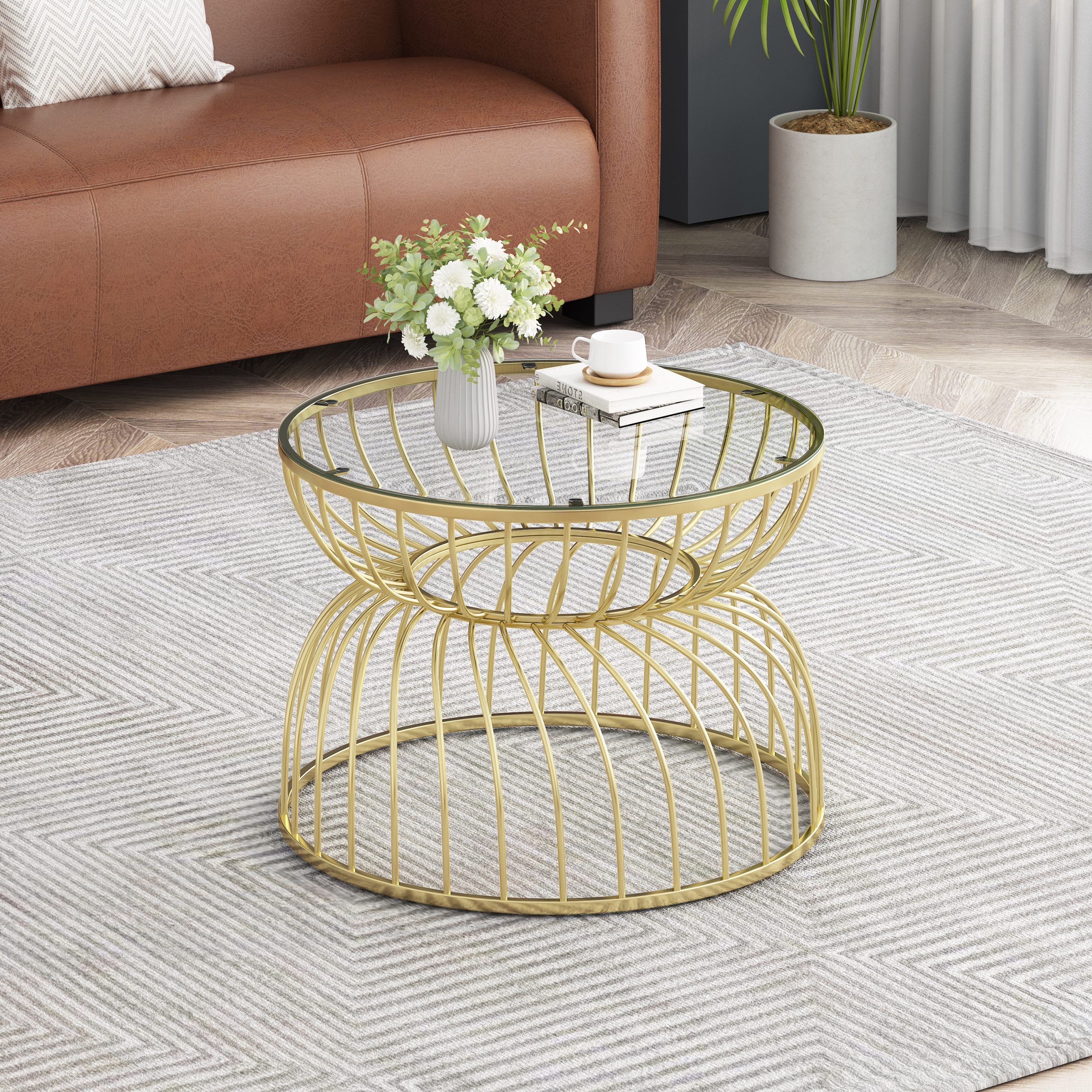 Golden Coffee Table