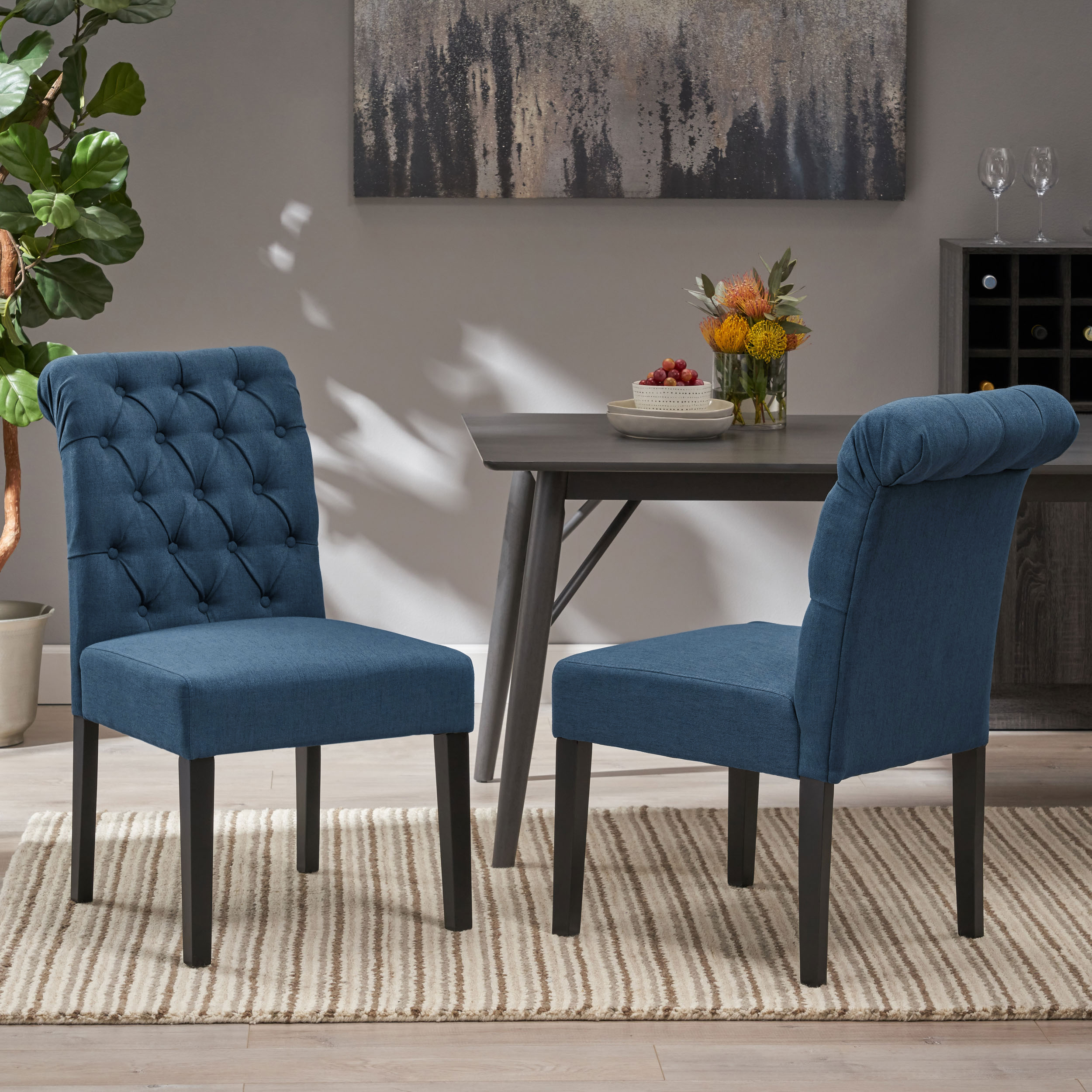 BROXTON TUFT DINING ROLLTOP KD MP2 (set of 2)