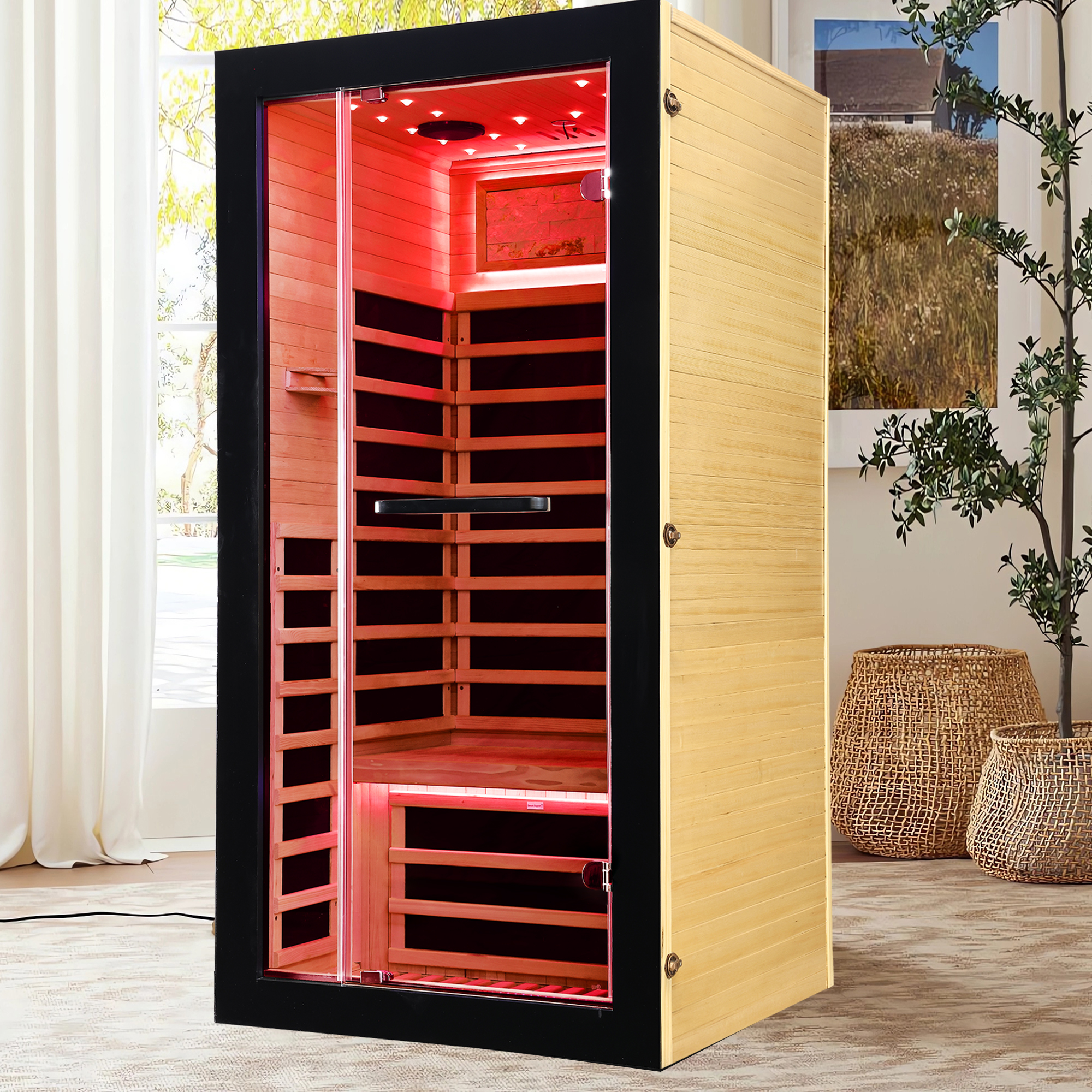 Single-person sauna room