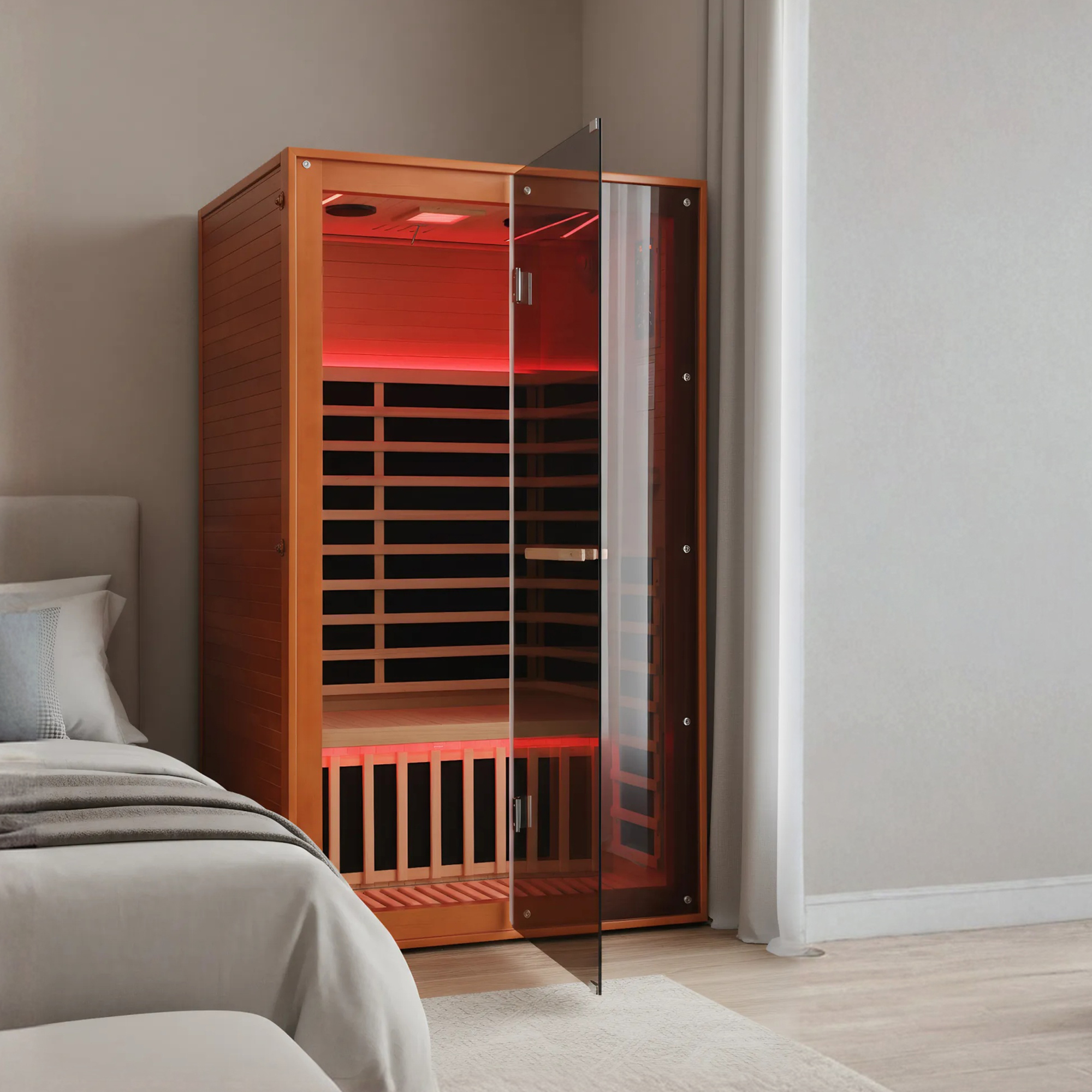 Double sauna room