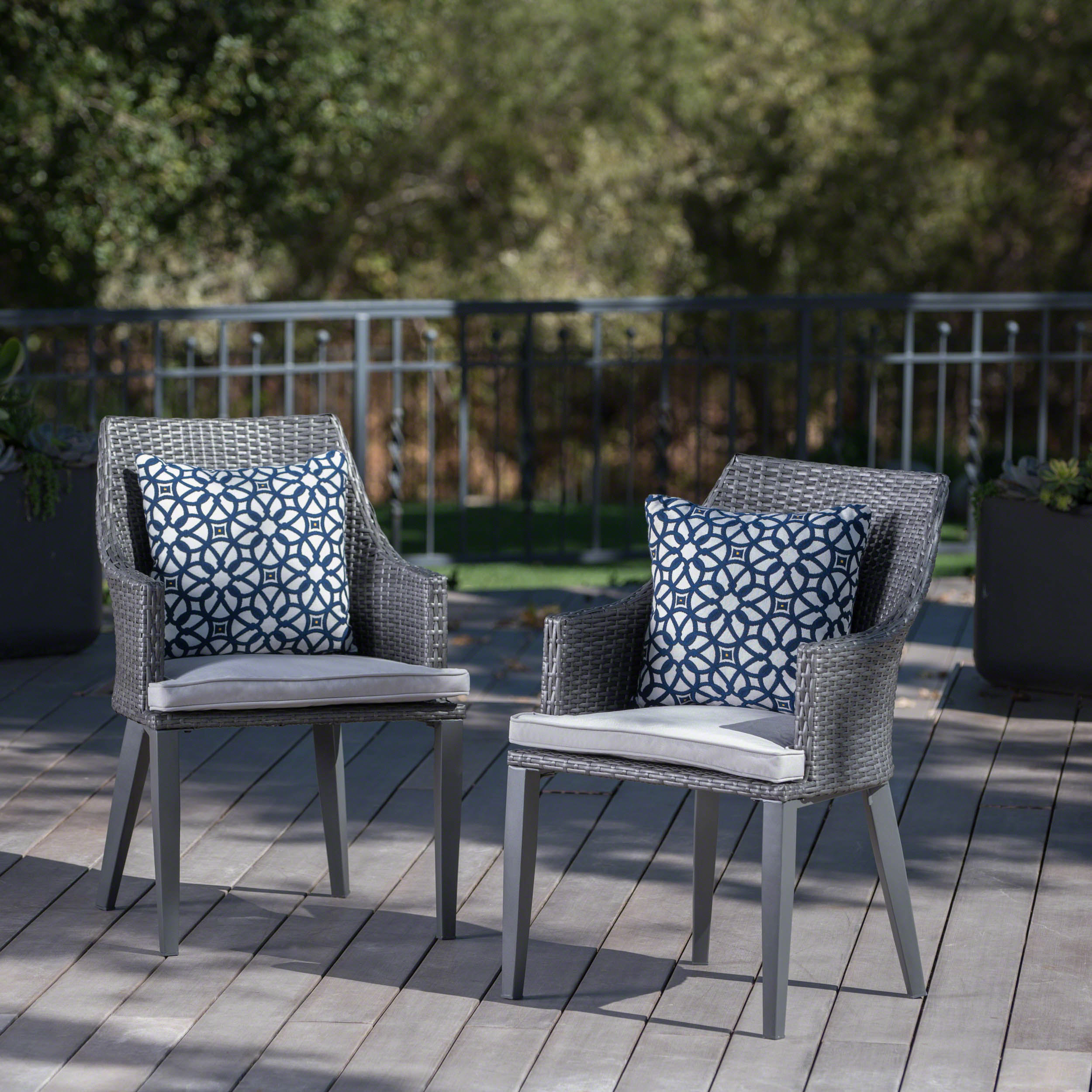 HILLHURST CHAIR – GREY MP2（set of 2）