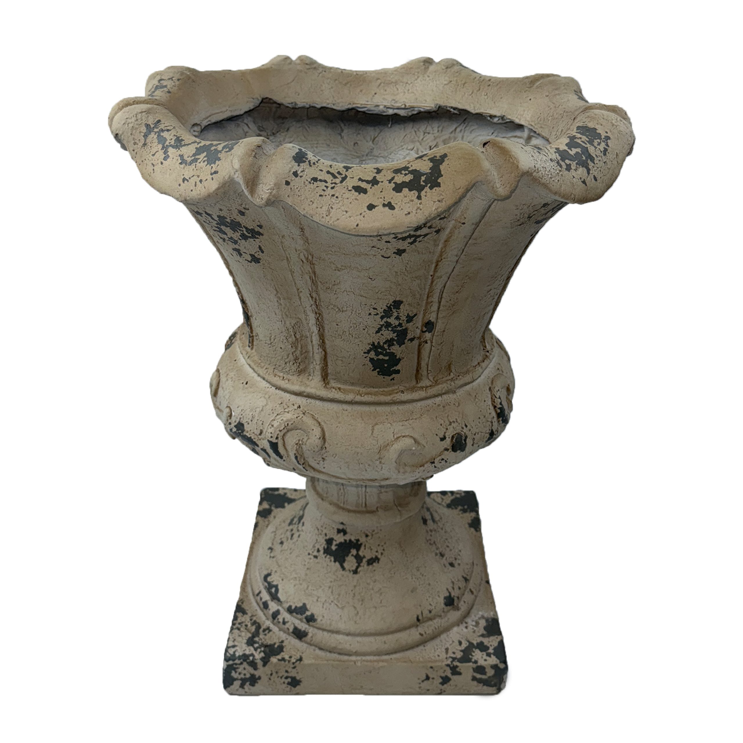 MGO Garden Planter, Garden decoration and planting,Color Antique White, Side 16.33"Wx16.33''Dx21.45"H - Image 5