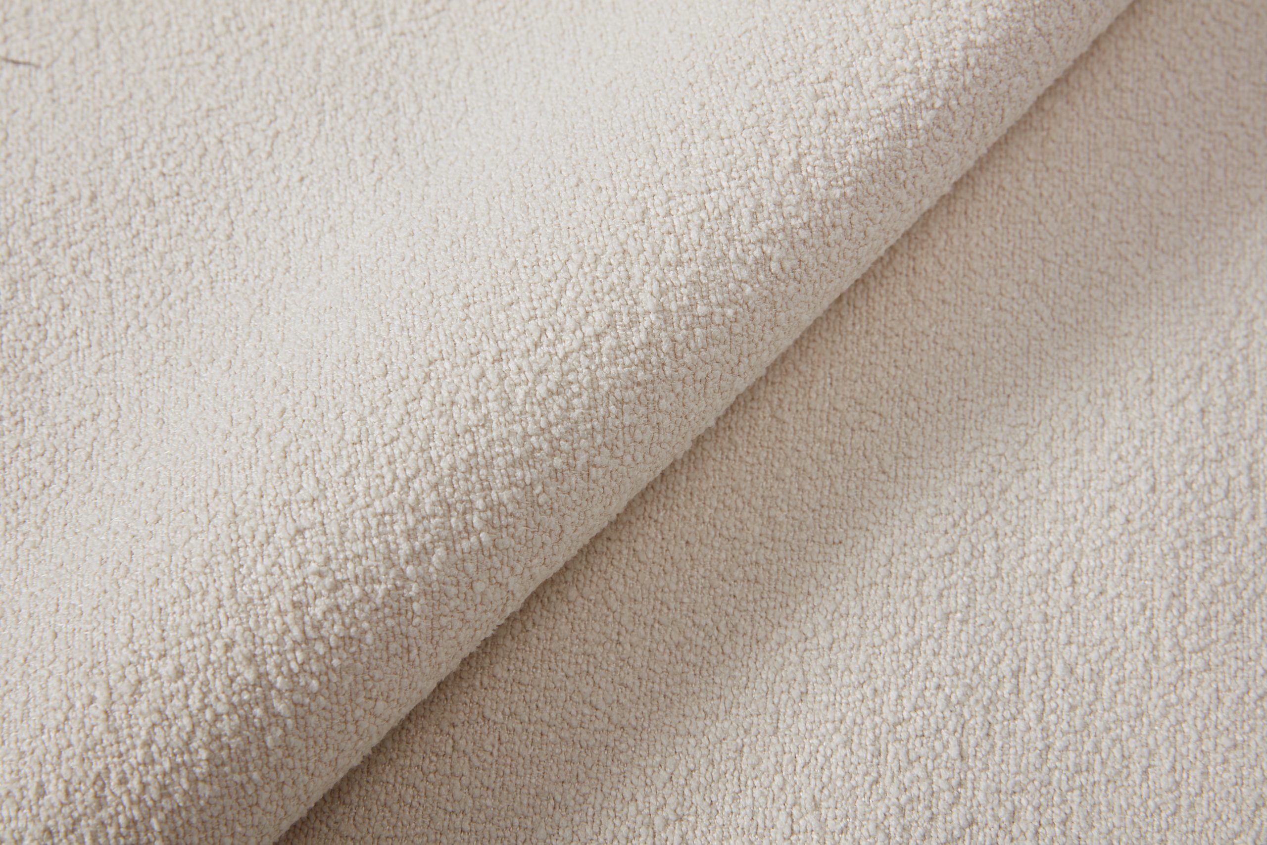 Harper Tall Headboard Upholstered Bed / 54" High Headboard / Elegant Simplicity / No Box Spring Needed / Easy Assembly / California King / Ivory Boucle - Image 2