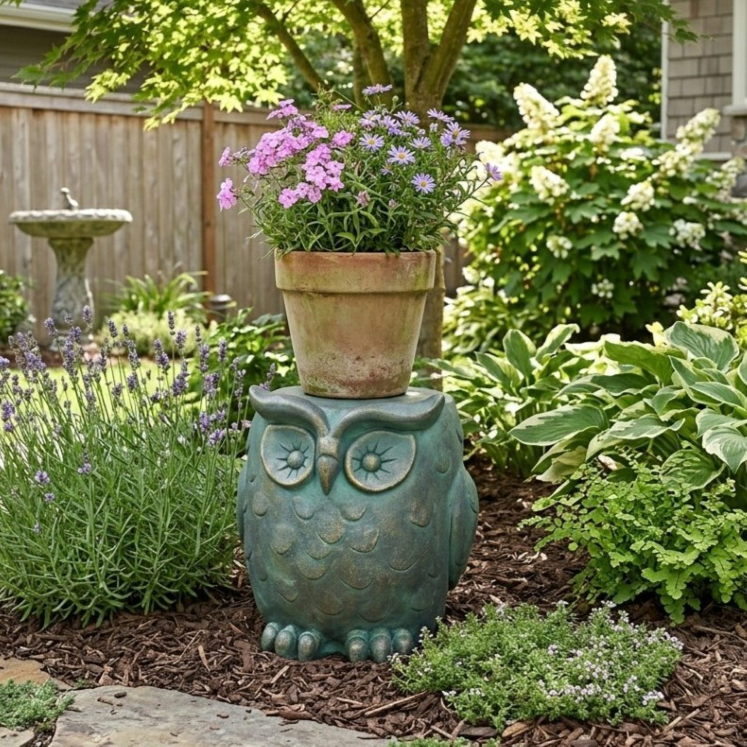 OWL GARDEN STOOL [Lots of scene pictures] - Image 2