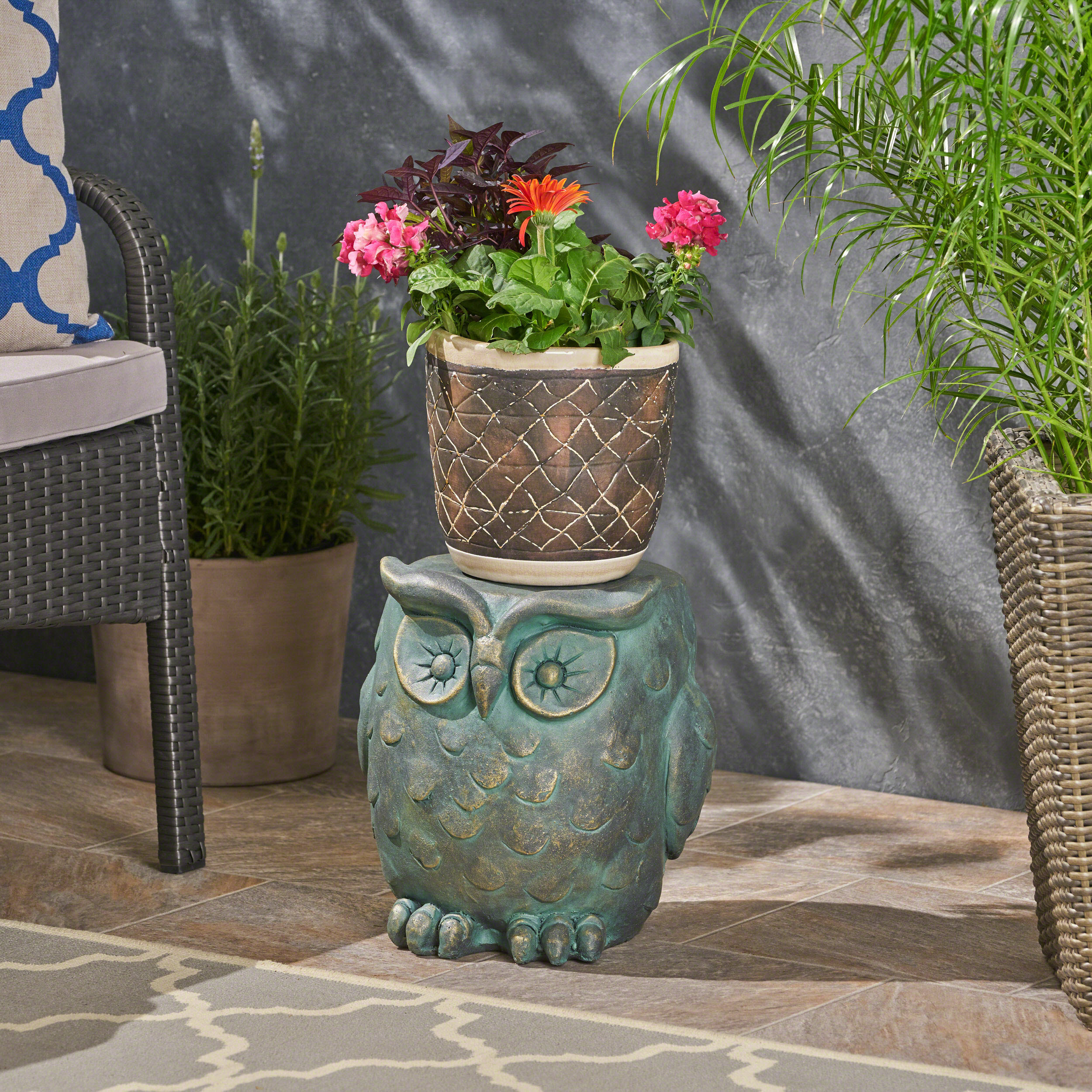 OWL GARDEN STOOL [Lots of scene pictures] - Image 4