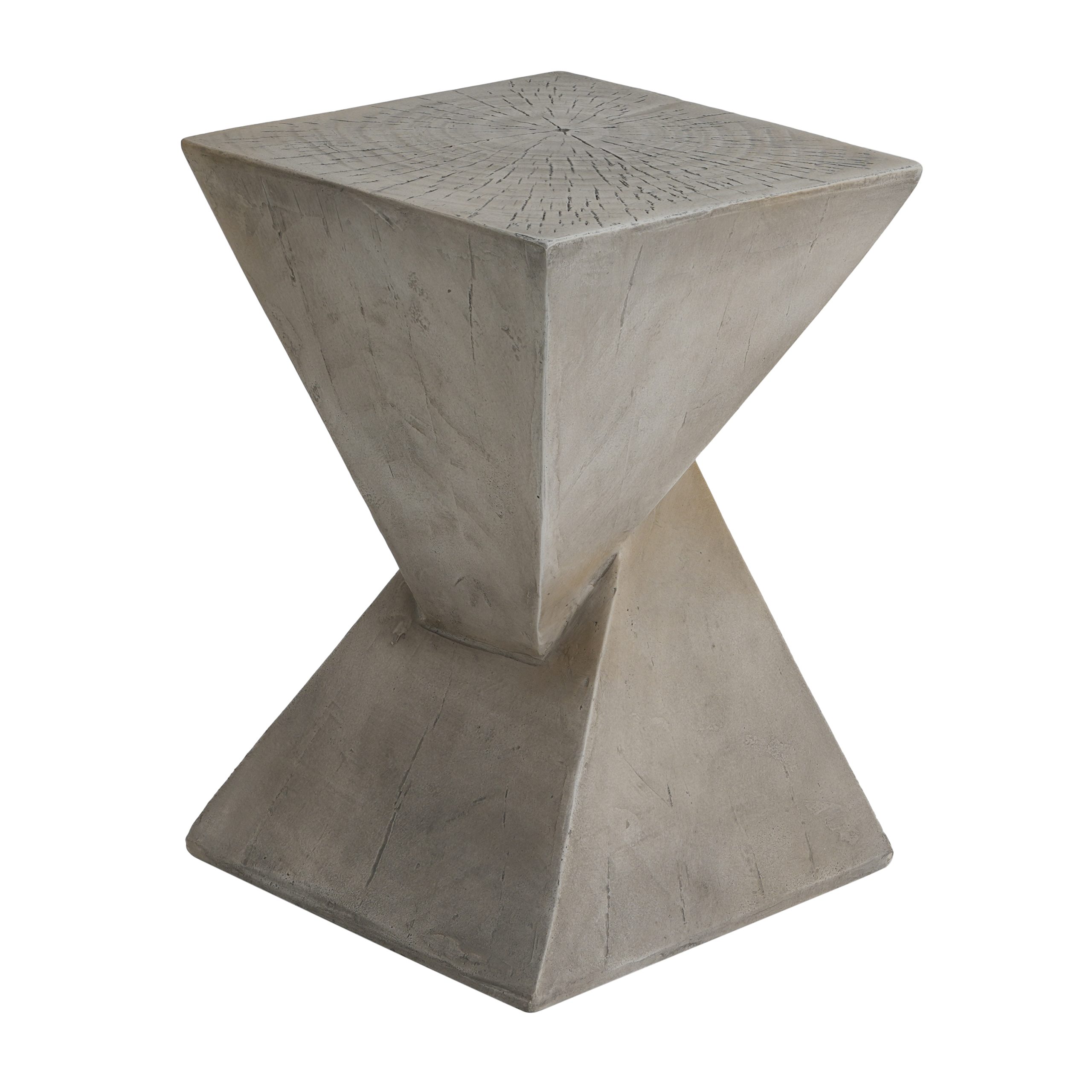 TESS Modern Side Table – Stylish Cent Table Compatible with Living Room, Bedroom, or Office – Versatile Home Furniture with Design and Sturdy Construction,Light gray Color (Original SKU:N770P262073G) - Image 5