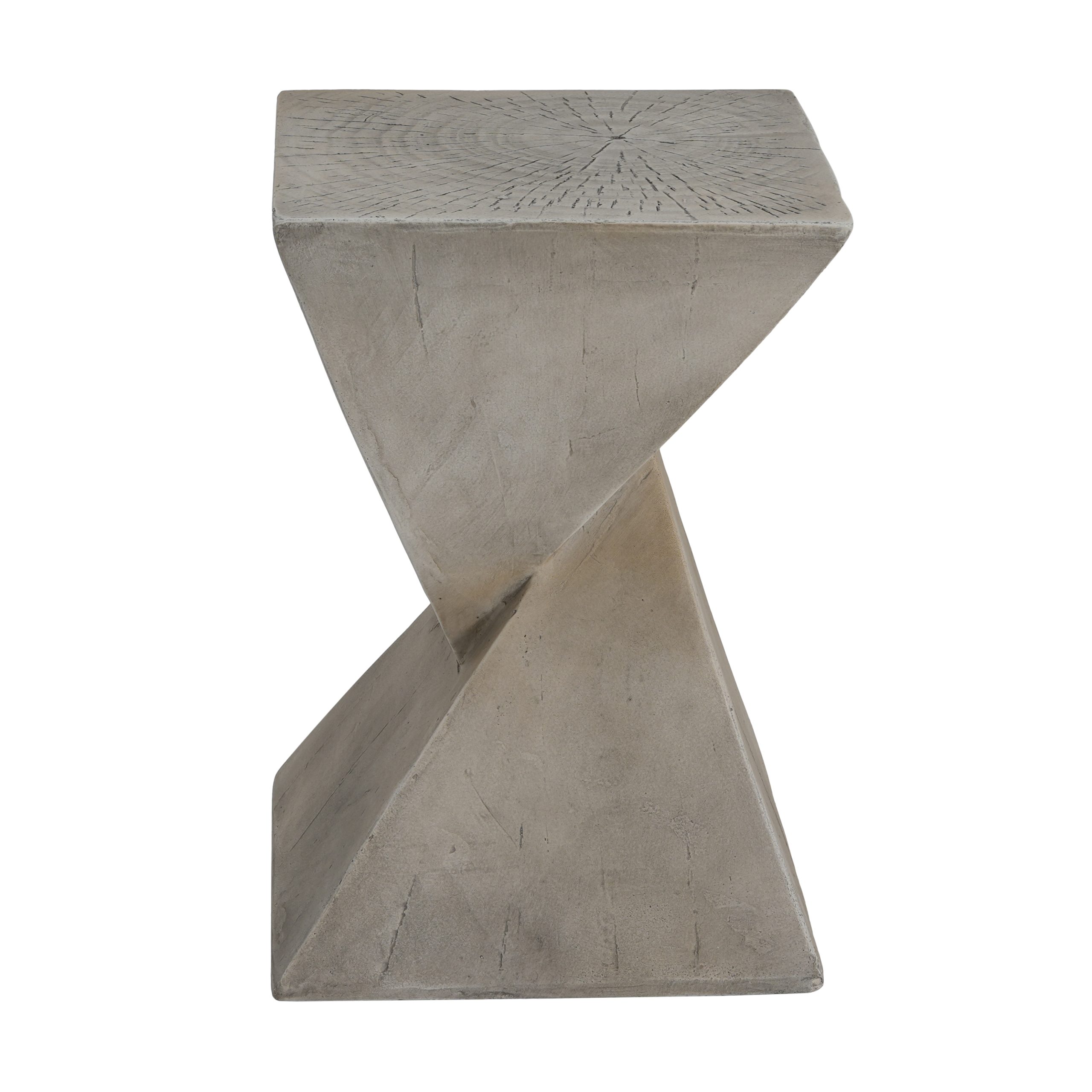 TESS Modern Side Table – Stylish Cent Table Compatible with Living Room, Bedroom, or Office – Versatile Home Furniture with Design and Sturdy Construction,Light gray Color (Original SKU:N770P262073G) - Image 6