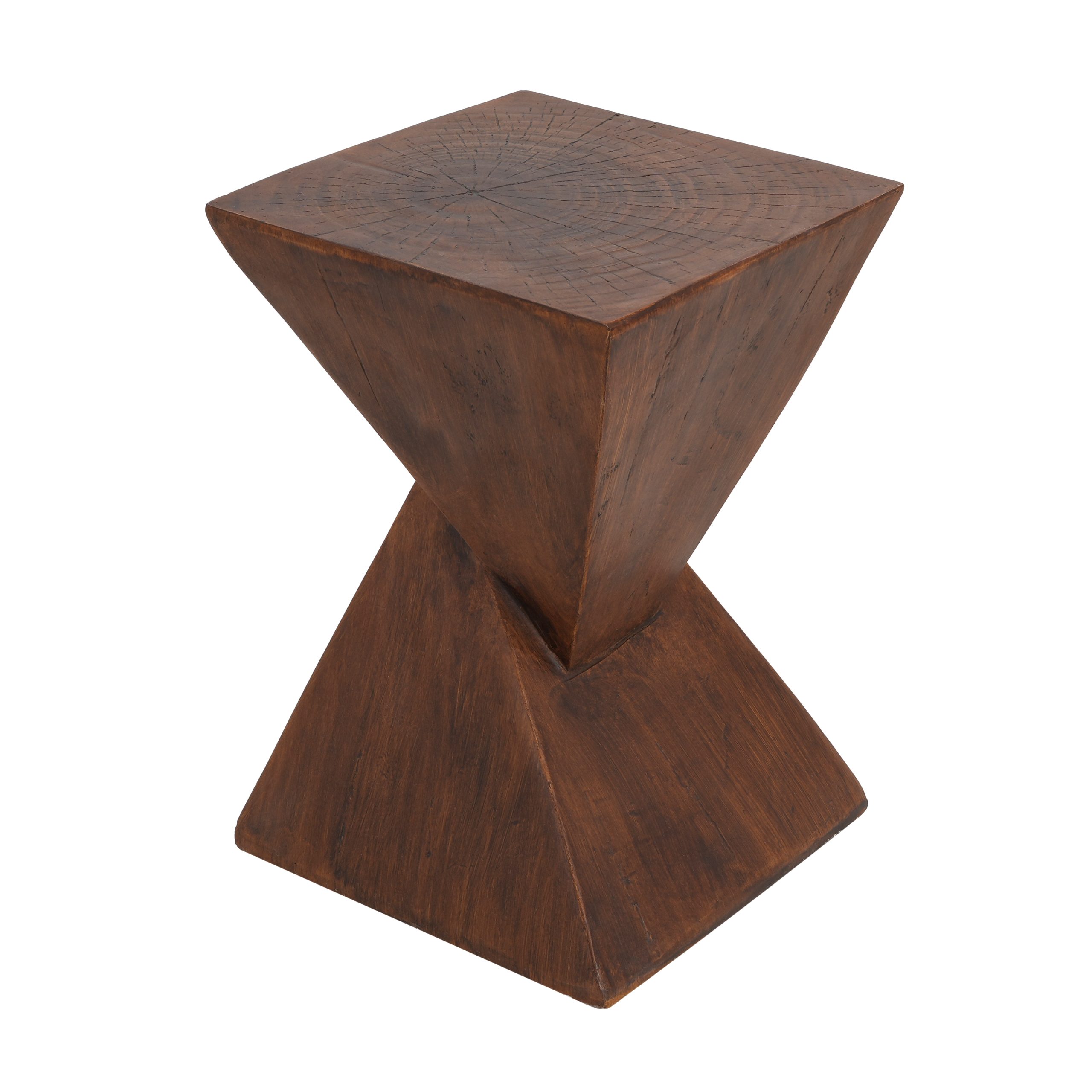 TESS Modern Side Table – Stylish Cent Table Compatible with Living Room, Bedroom, or Office – Versatile Home Furniture with Design and Sturdy Construction,Dark Brown Color (Original SKUN770P262073B) - Image 5