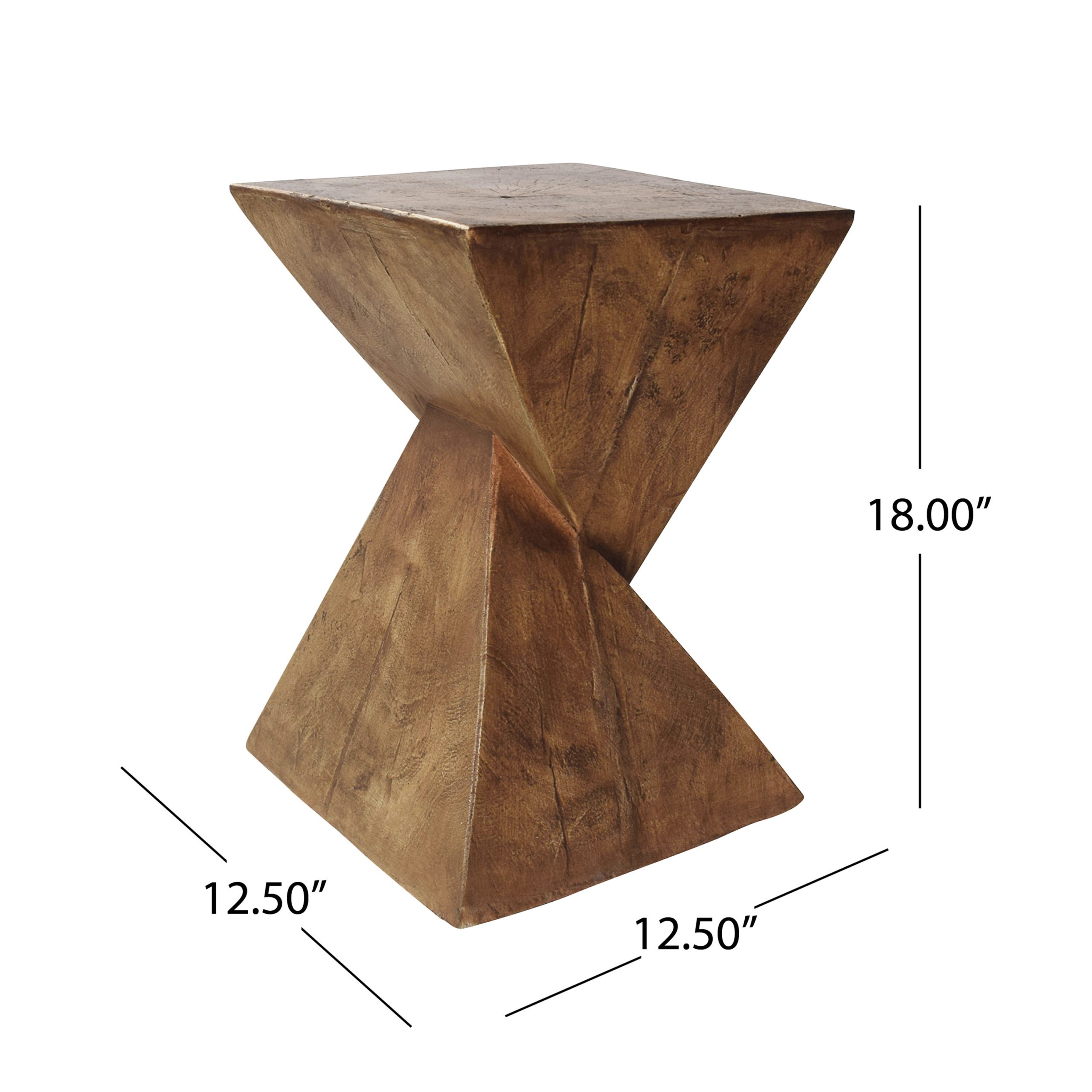 TESS Modern Side Table – Stylish End Table Compatible with Living Room, Bedroom, or Office,Versatile Home Furniture,Natural Color (Original SKU:63396.00NTL) - Image 2