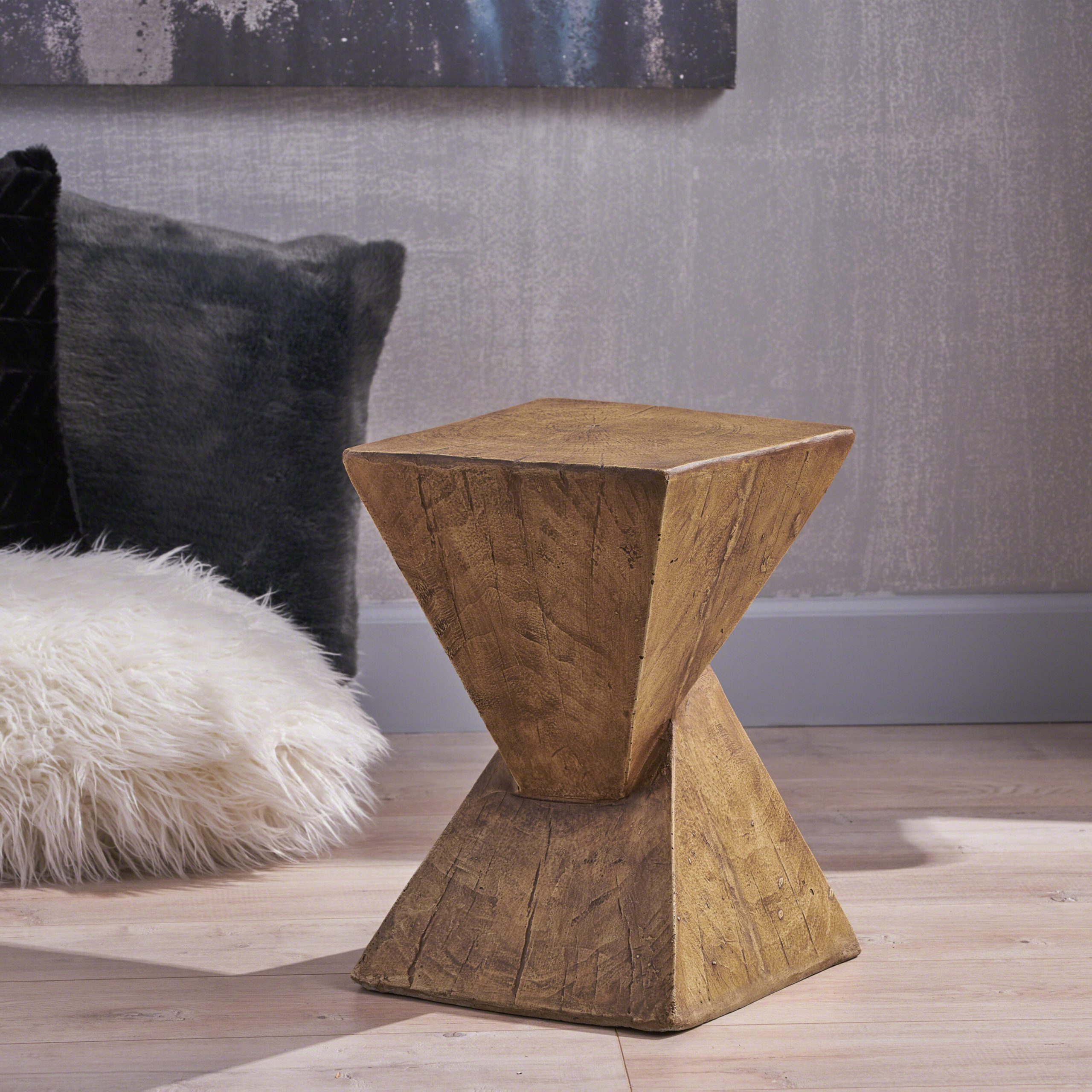 TESS Modern Side Table – Stylish End Table Compatible with Living Room, Bedroom, or Office,Versatile Home Furniture,Natural Color (Original SKU:63396.00NTL) - Image 5
