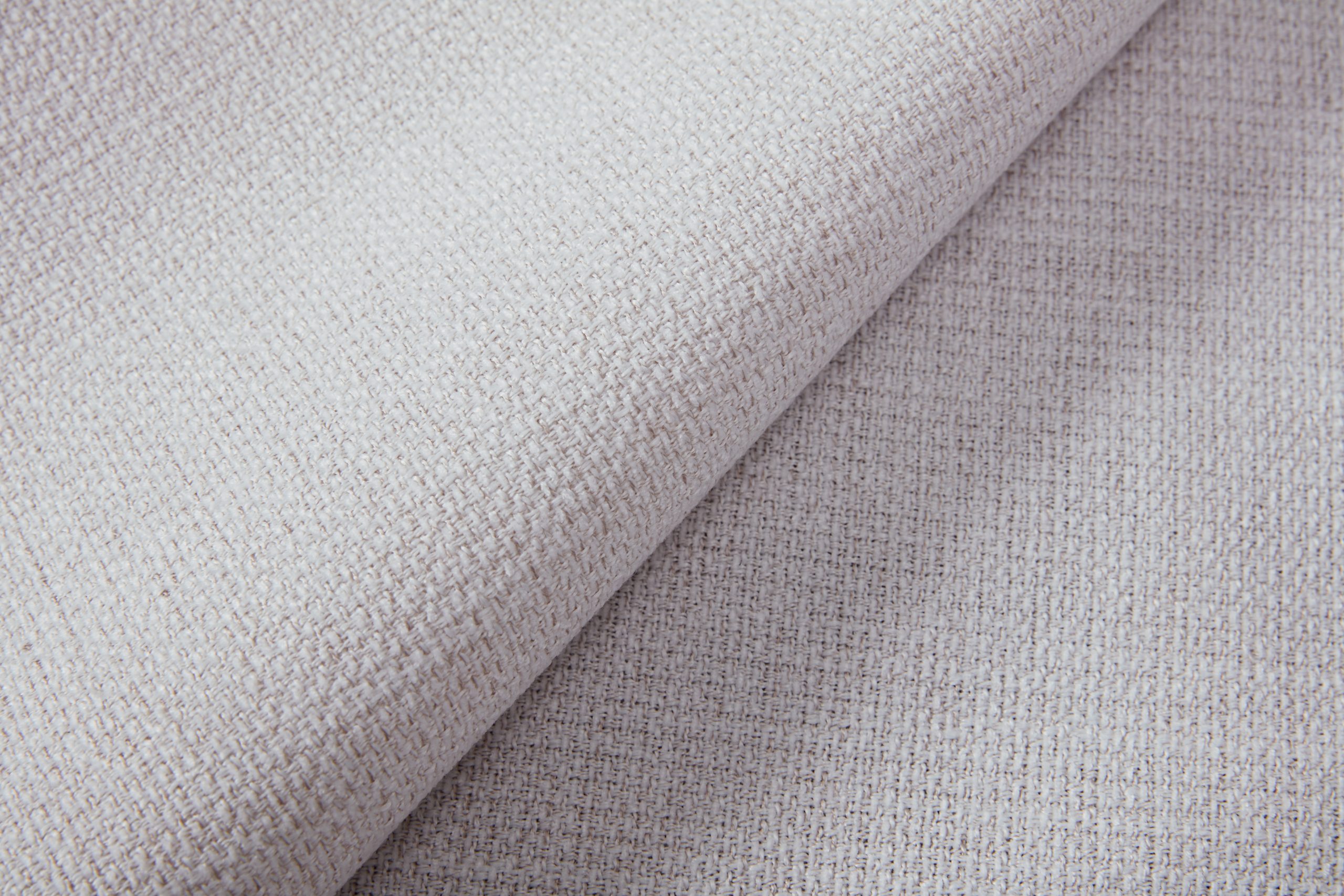 Hannah Upholstered Wingback Bed Size Queen / Tall 54" Headboard Upholstered Queen Bed / Premium Textured Canvas Chenille Look Ivory / Minimalist Designs / No Box Spring Needed / Easy Assembly / Queen - Image 2