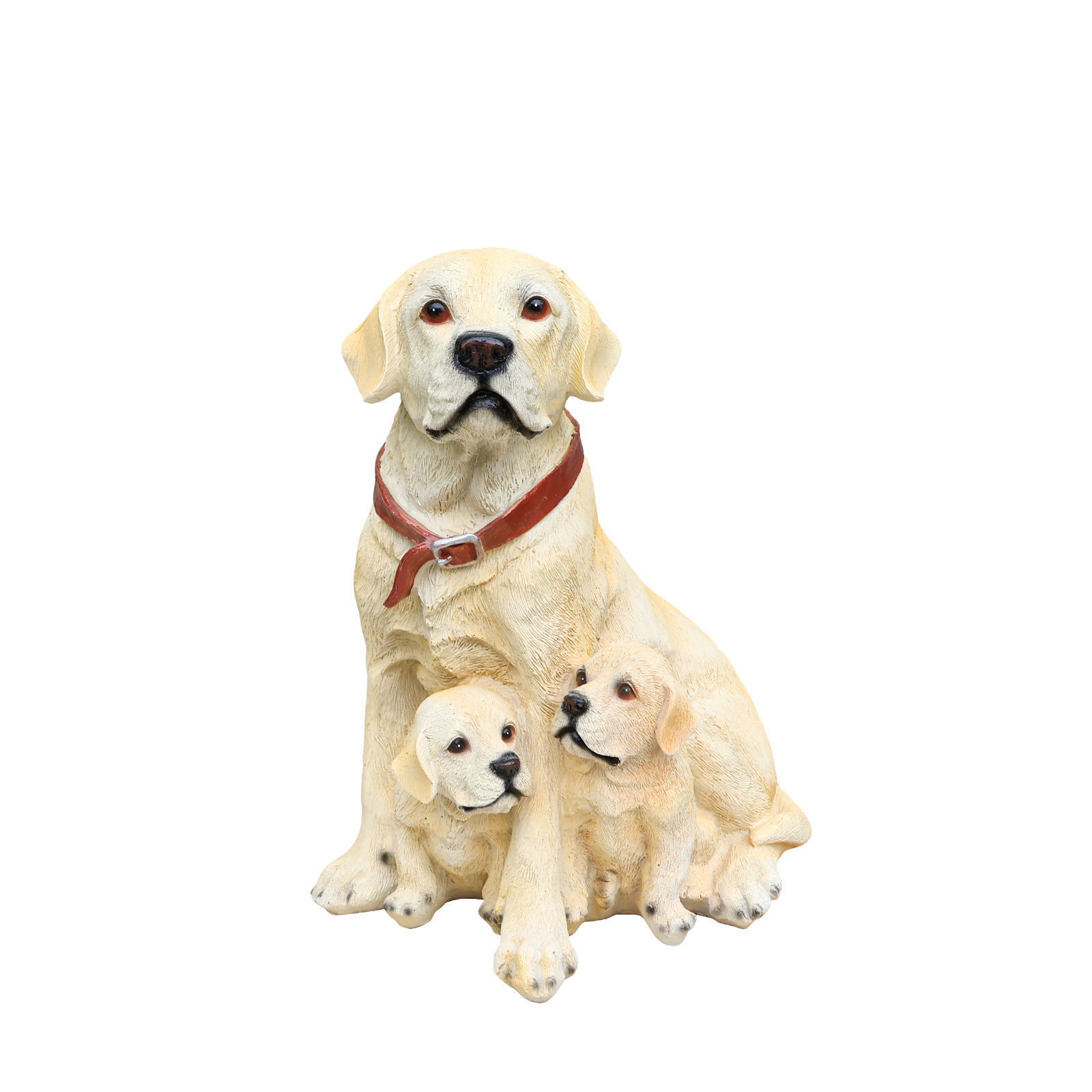 Labrador Dog Family Planter Garden Statue - Image 2