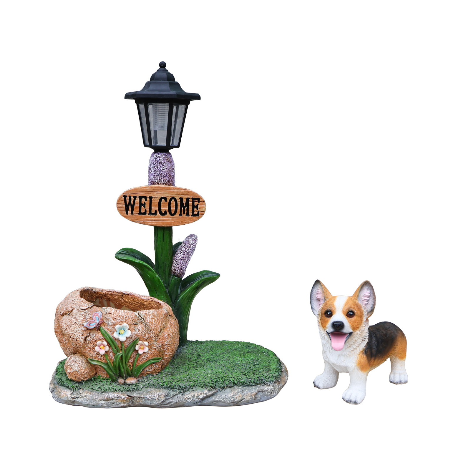 Corgi Dog Planter Garden Decor - Image 6