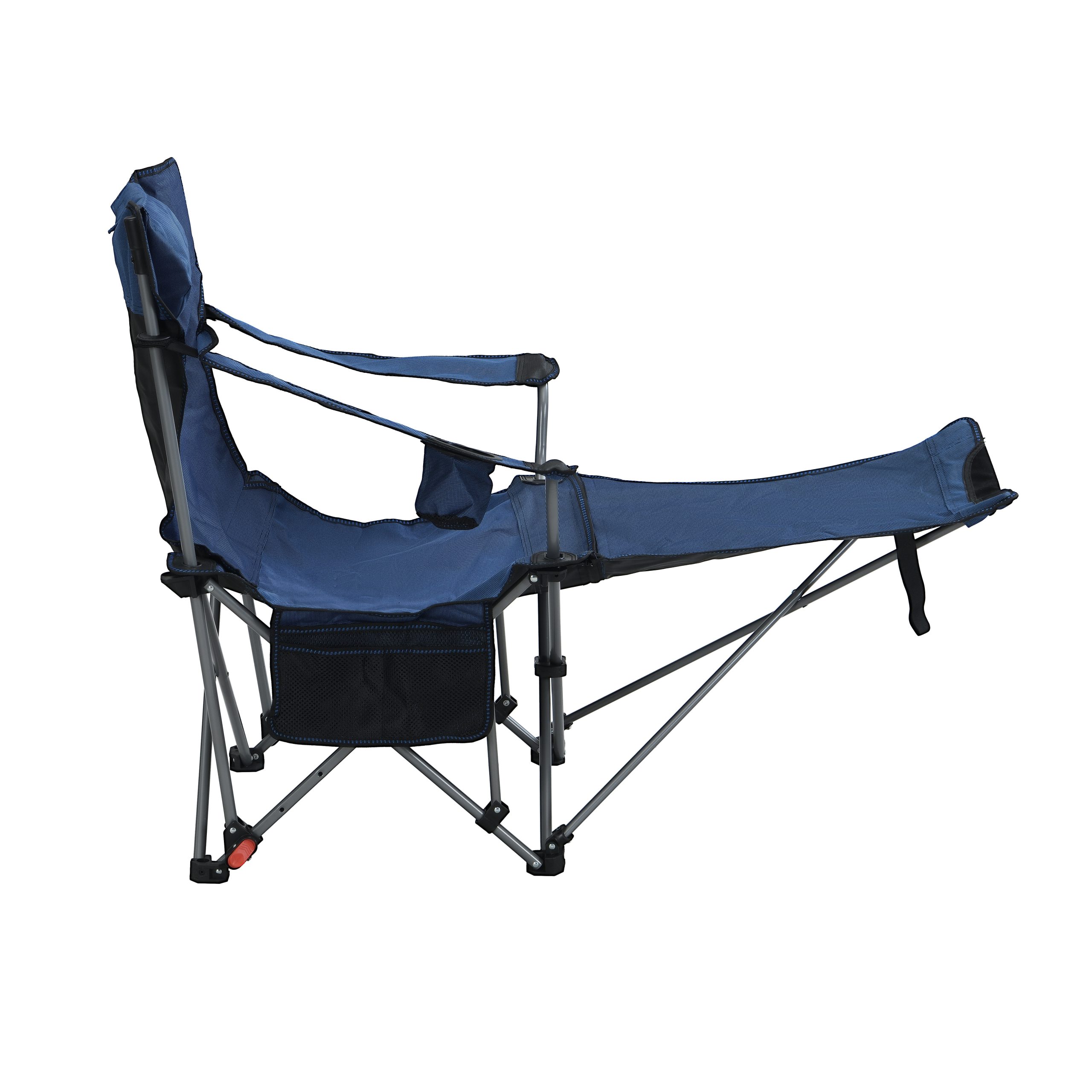 Outdoor Camping Chairs Folding/Portable/Adjustable reclining chair(Three-level adjustment), Side Pockets & Cup Holder,Carry Bag,Dark Blue - Image 5