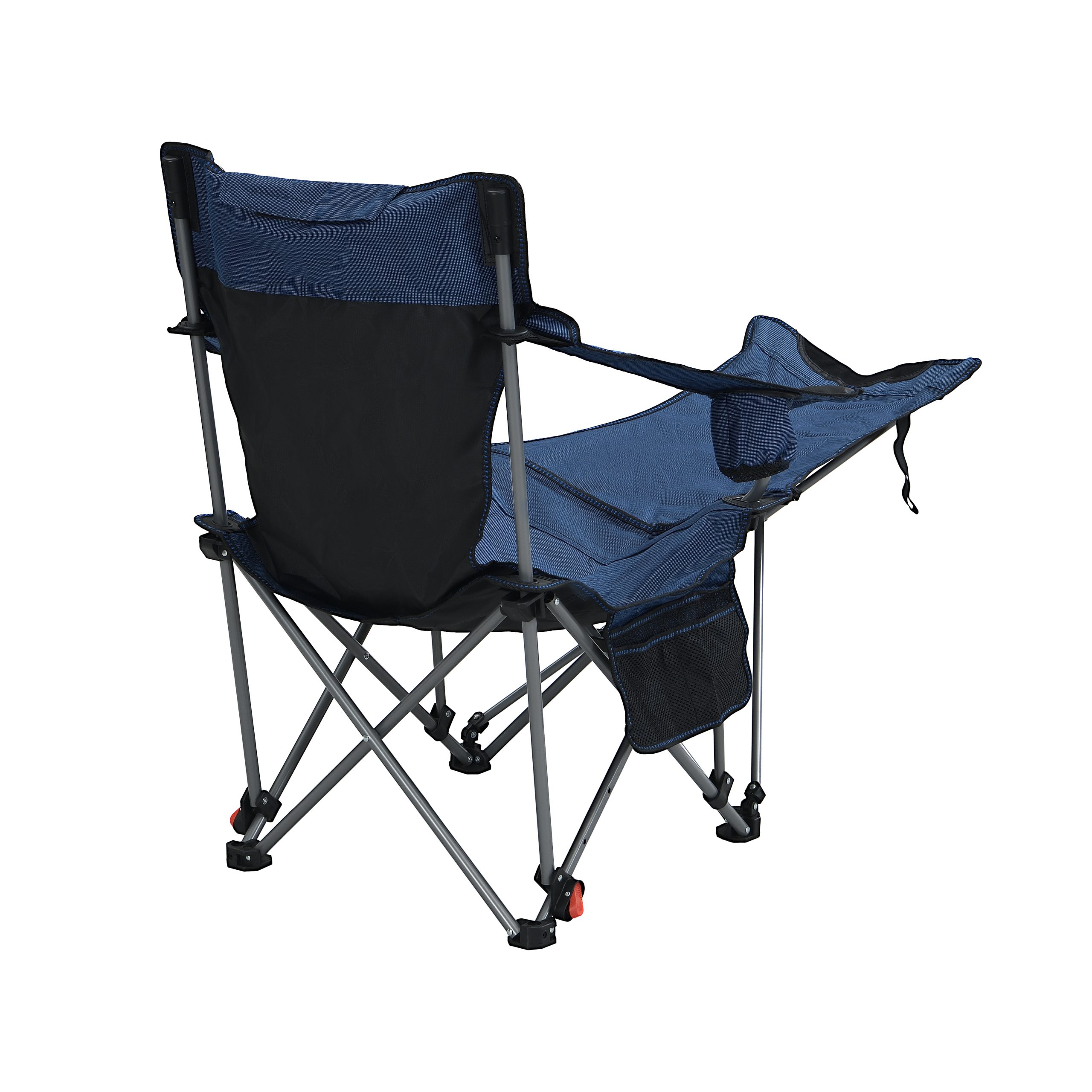 Outdoor Camping Chairs Folding/Portable/Adjustable reclining chair(Three-level adjustment), Side Pockets & Cup Holder,Carry Bag,Dark Blue - Image 6
