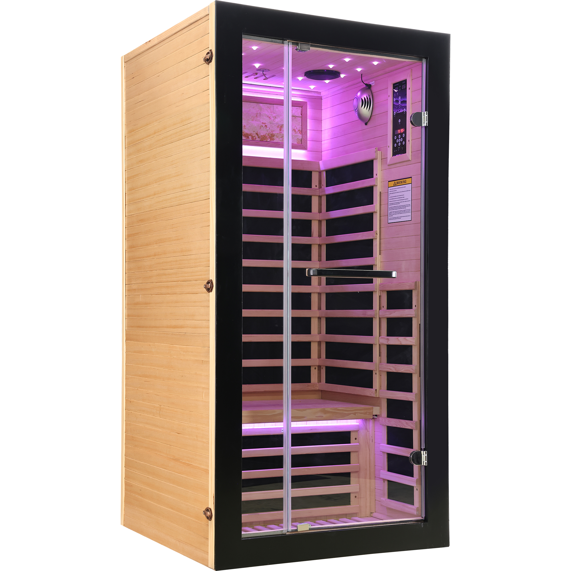 Single-person starlight ceiling lighting sauna - Image 3