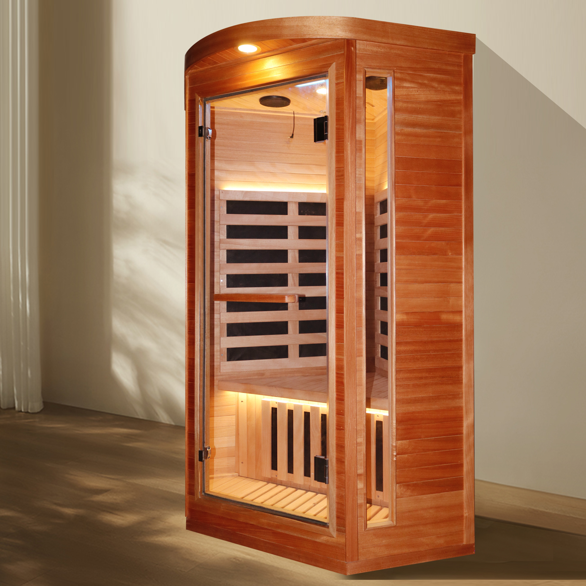Single pentagonal far-infrared sauna room - Image 4