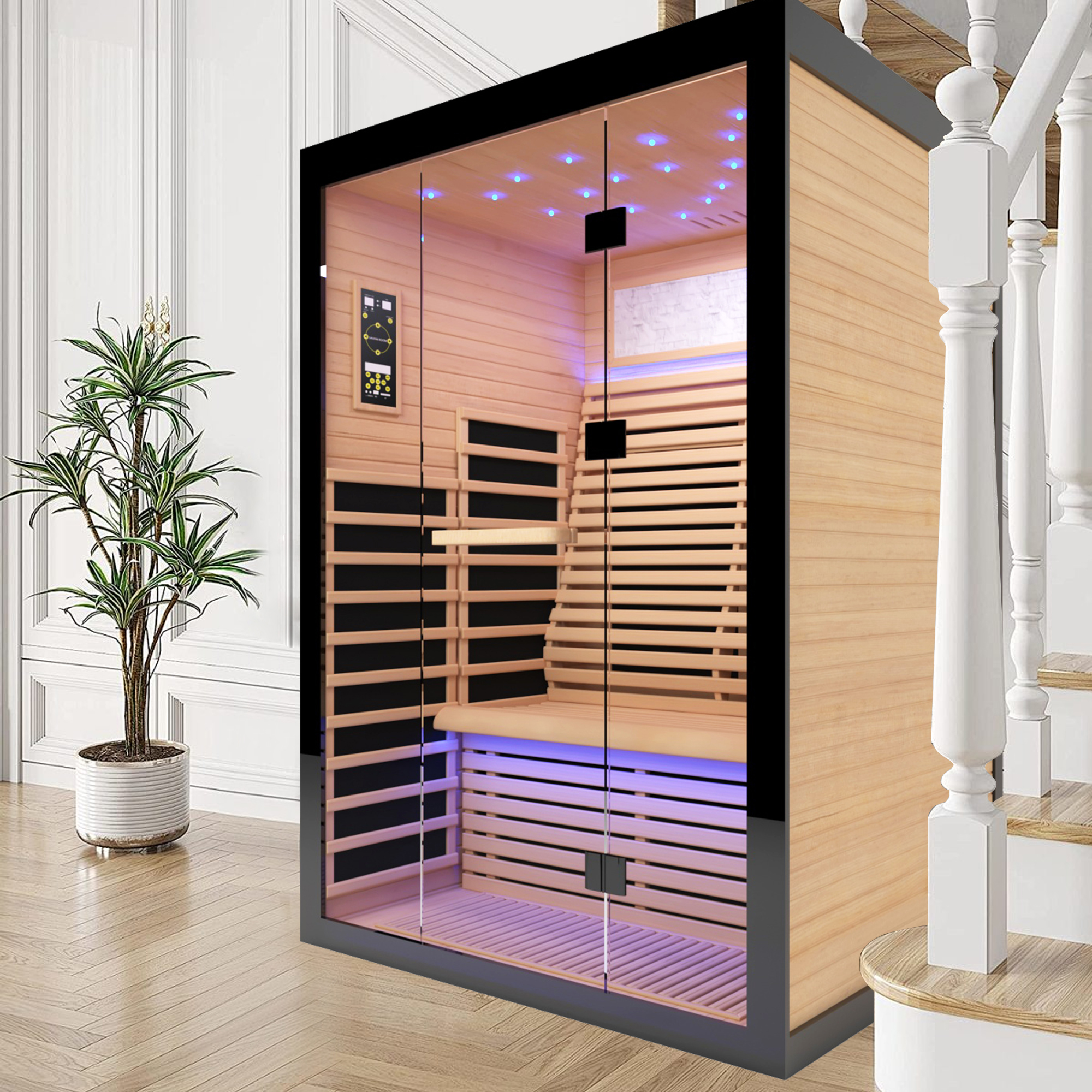 Luxury double sauna room - Image 5
