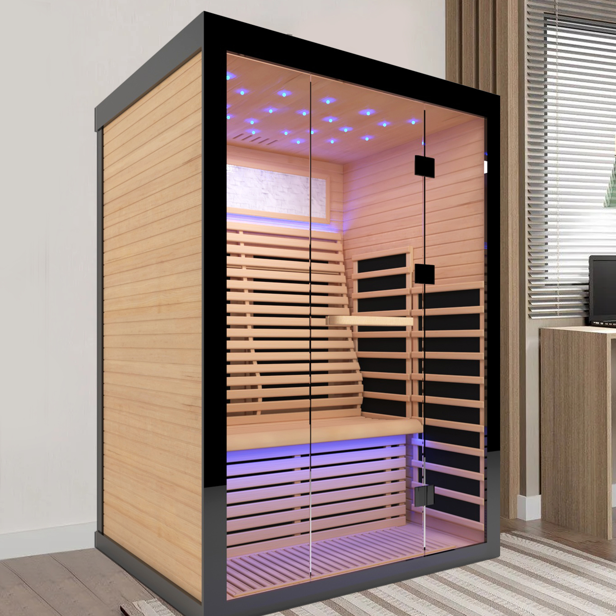 Luxury double sauna room - Image 6