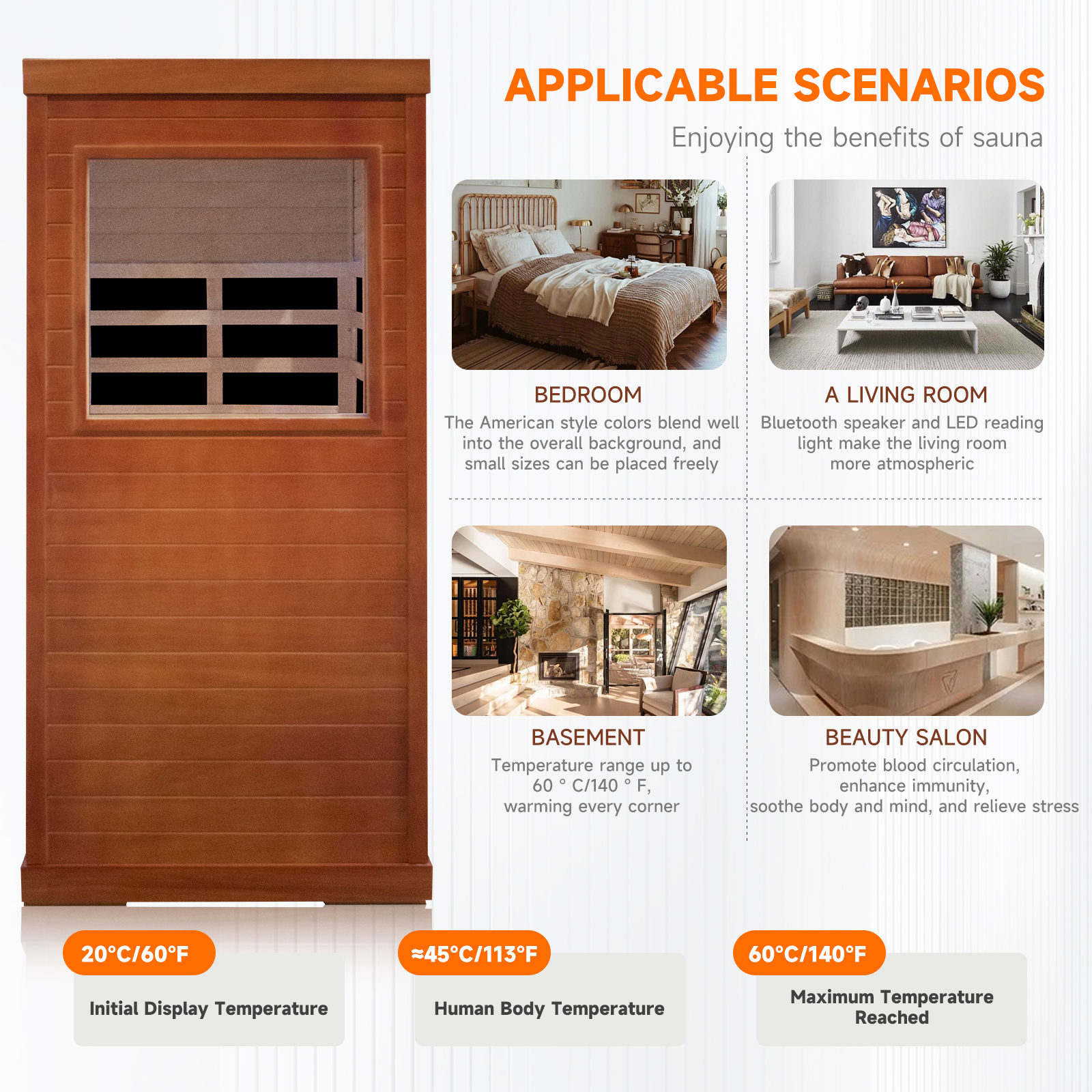 infrared sauna room single room - Image 2