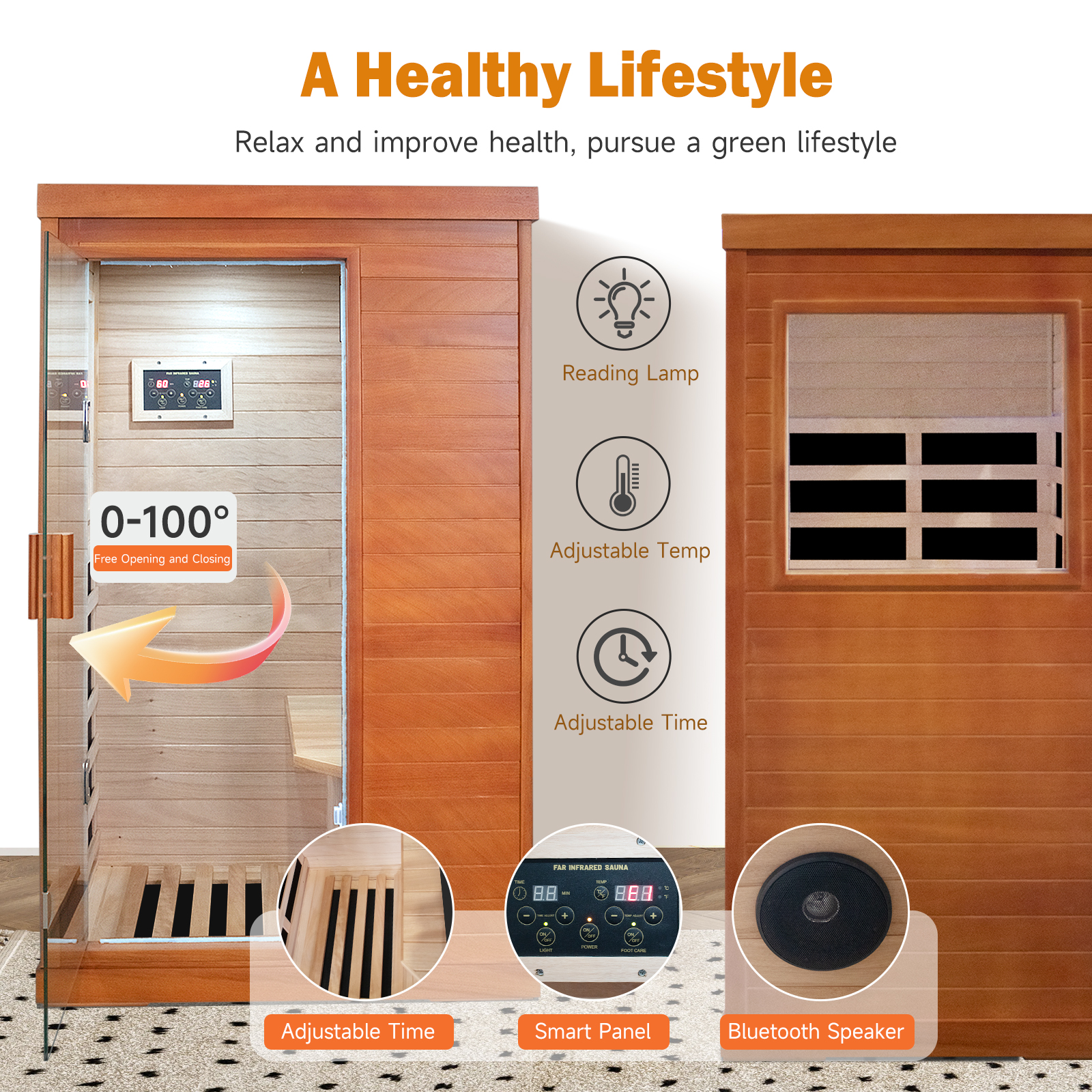 infrared sauna room single room - Image 4