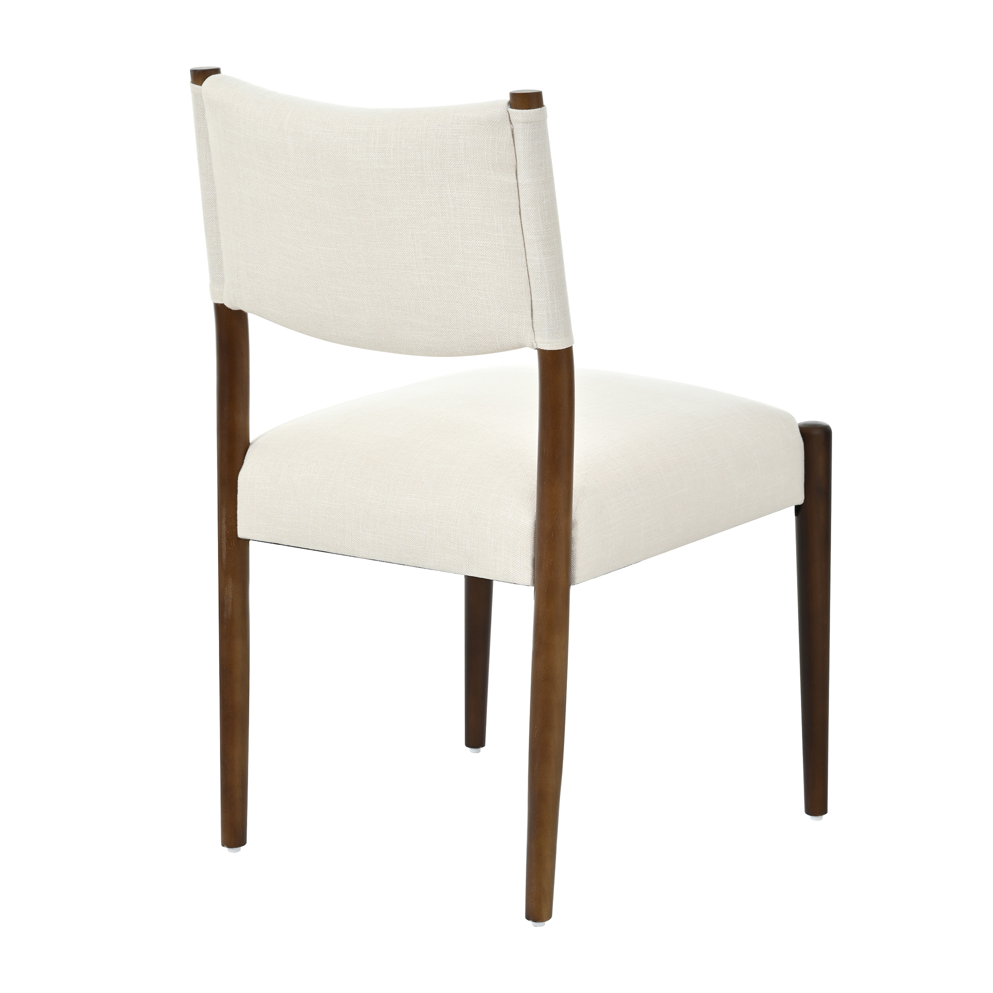 Modern Dining Chair,Kitchen Chair With Thick Seat Cushion and Solid Wood Legs, Dining Chairs for Home Bar/Restaurant and Dining Room,Set of 2,Walnut - Image 5