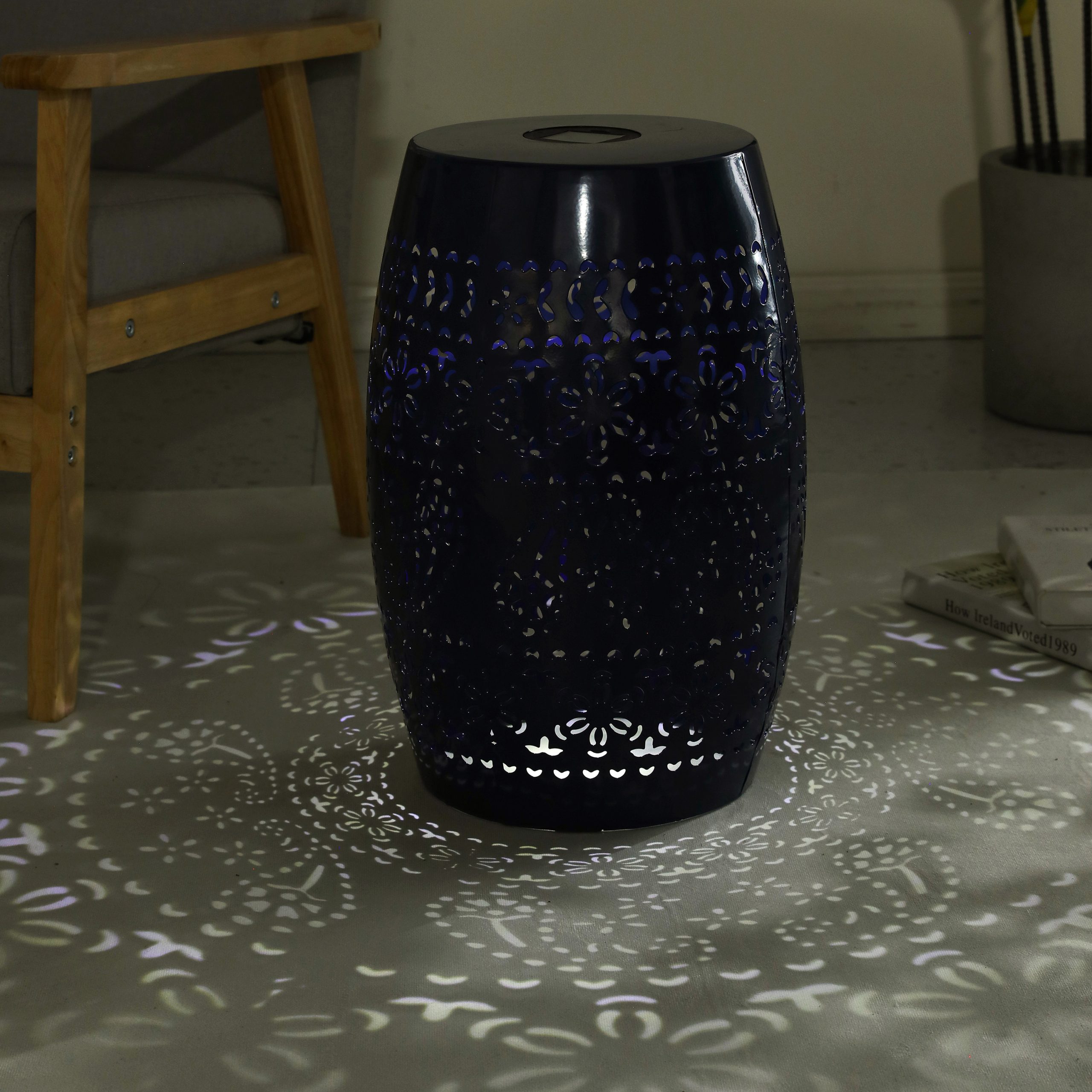 SOLAR SIDE TABLE,DARK BLUE COLOR(Original SKU:N770P182381D) - Image 4