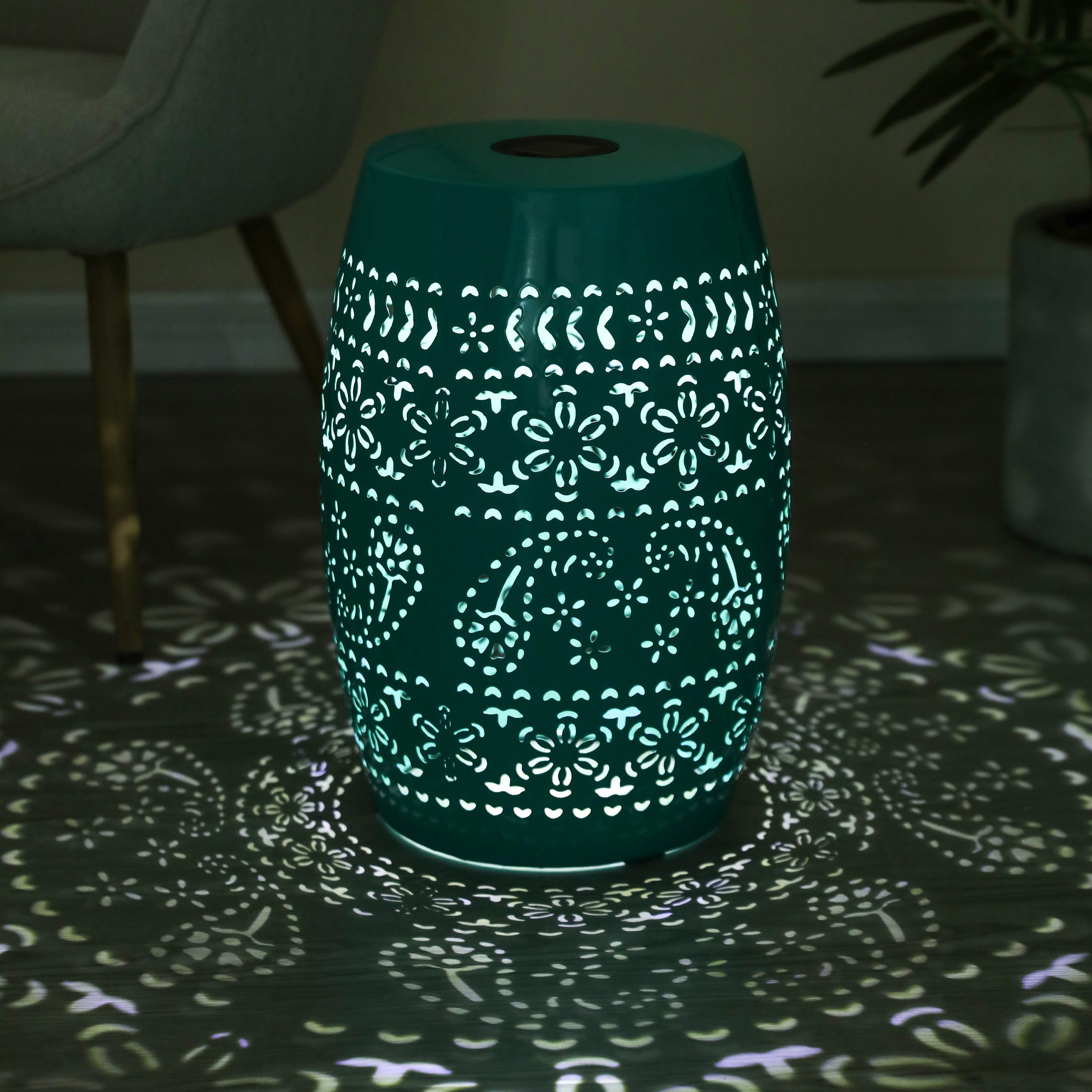 SOLAR SIDE TABLE,TEAL COLOR (Original SKU:N770P182381T) - Image 2