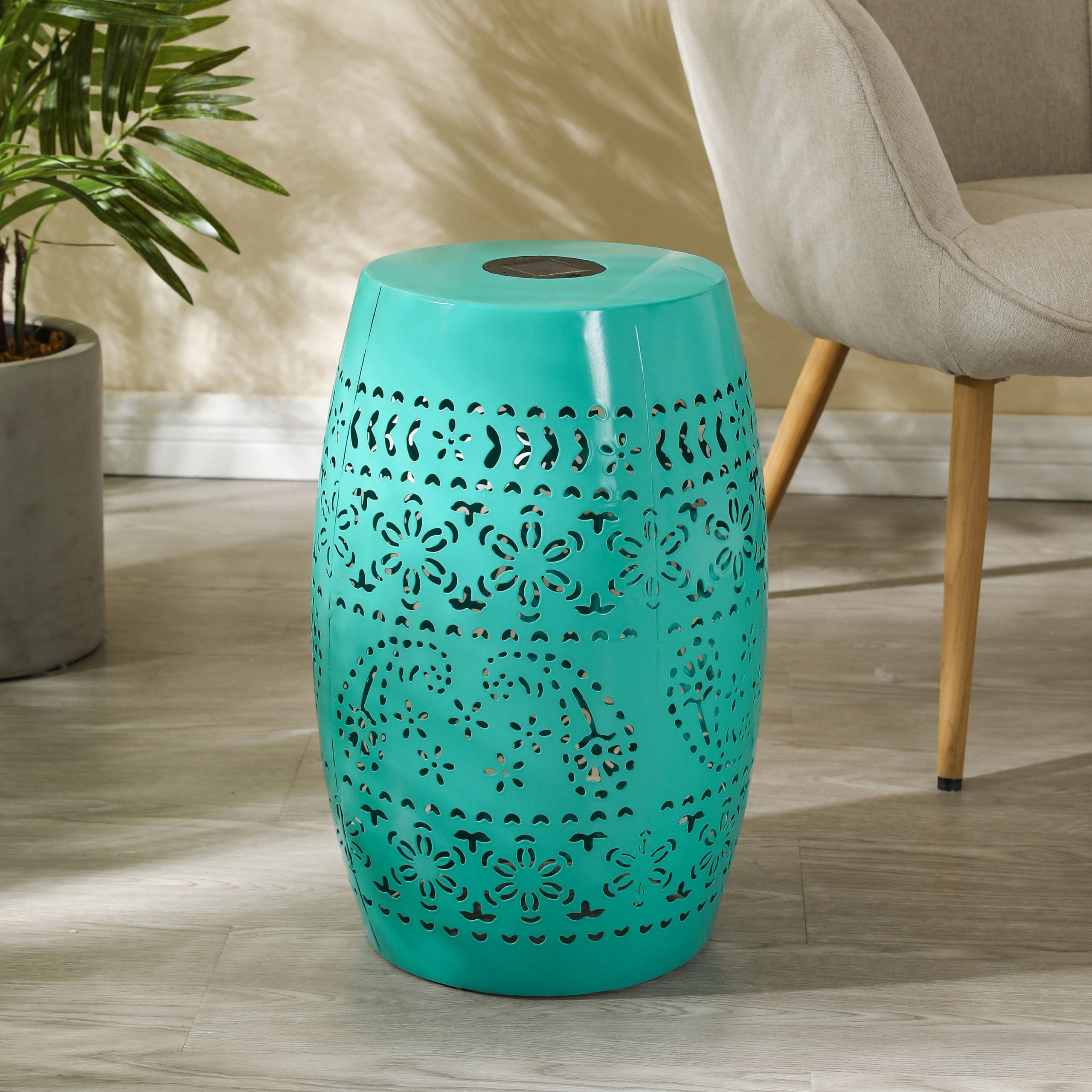 SOLAR SIDE TABLE,TEAL COLOR (Original SKU:N770P182381T) - Image 5