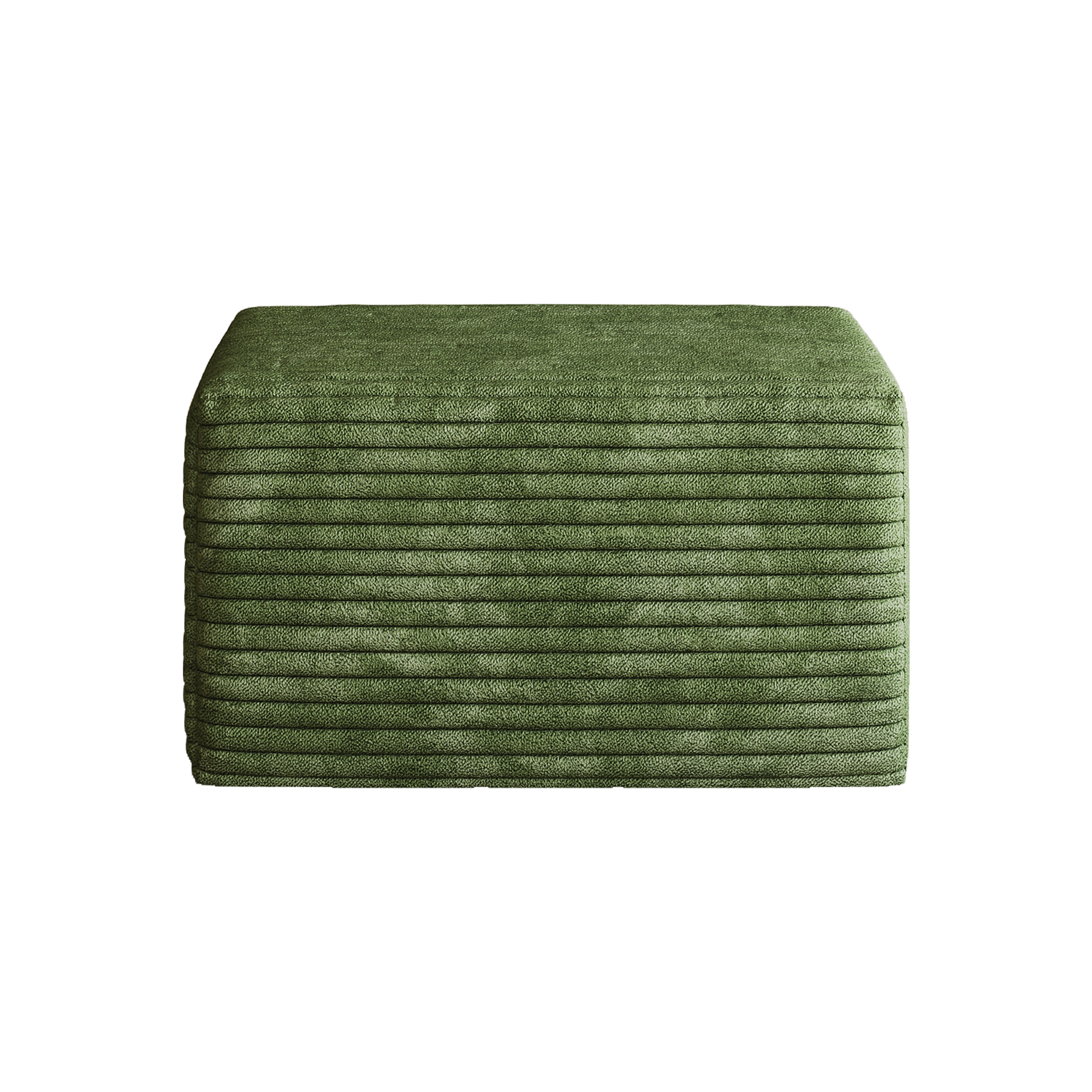 Sofa ottoman ,No Assembly Required,Green(Plush Corduroy Fabric) - Image 6