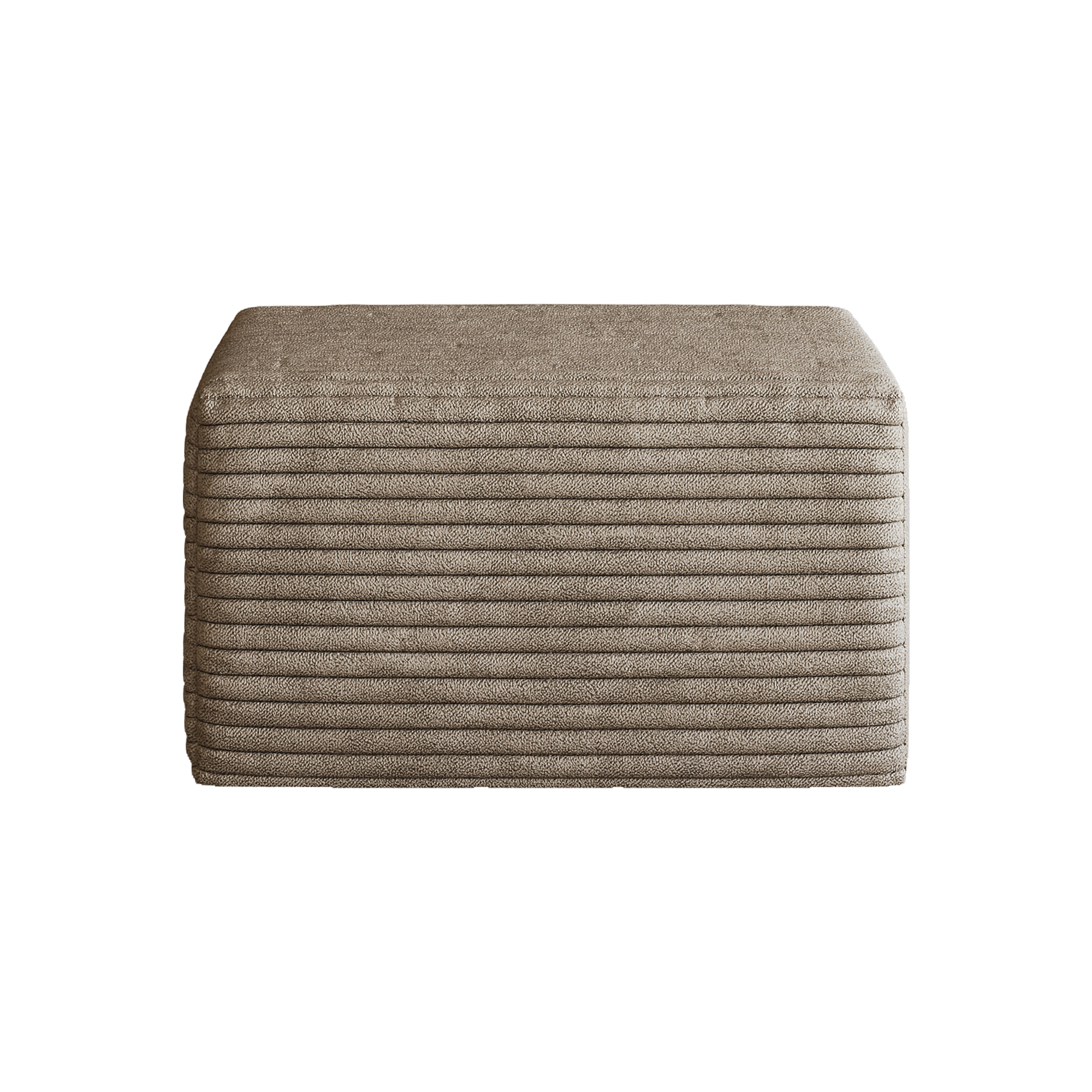 Sofa ottoman ,No Assembly Required,Camel(Plush Corduroy Fabric) - Image 6