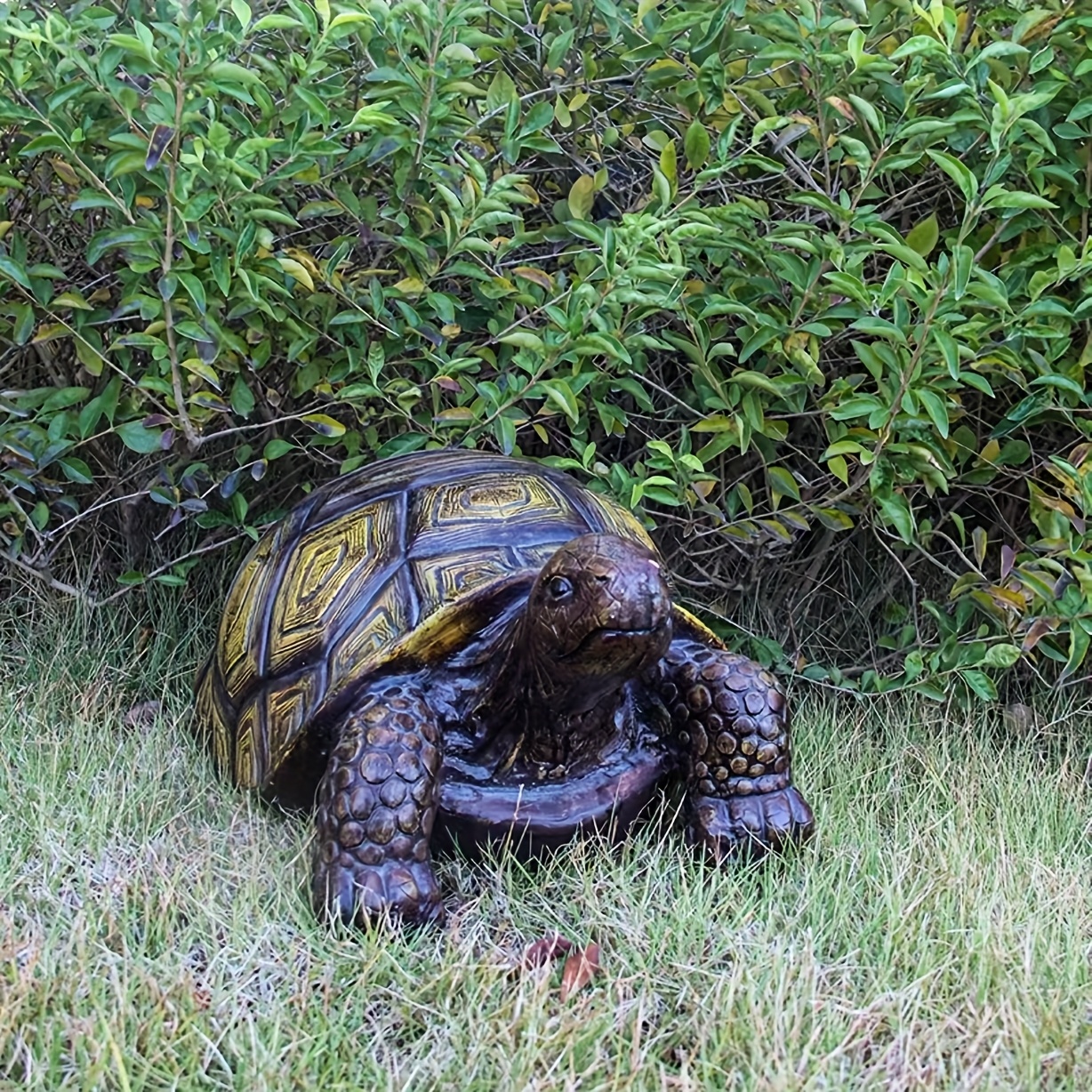 21.3" Large 3D Turtle Statue, Realistic Resin Garden Sculpture with Intricate Shell Design, Weather-Resistant Indoor & Outdoor Decor for Lawn, Balcony, Patio, Unique Home Gift & Landscape Art - Image 6