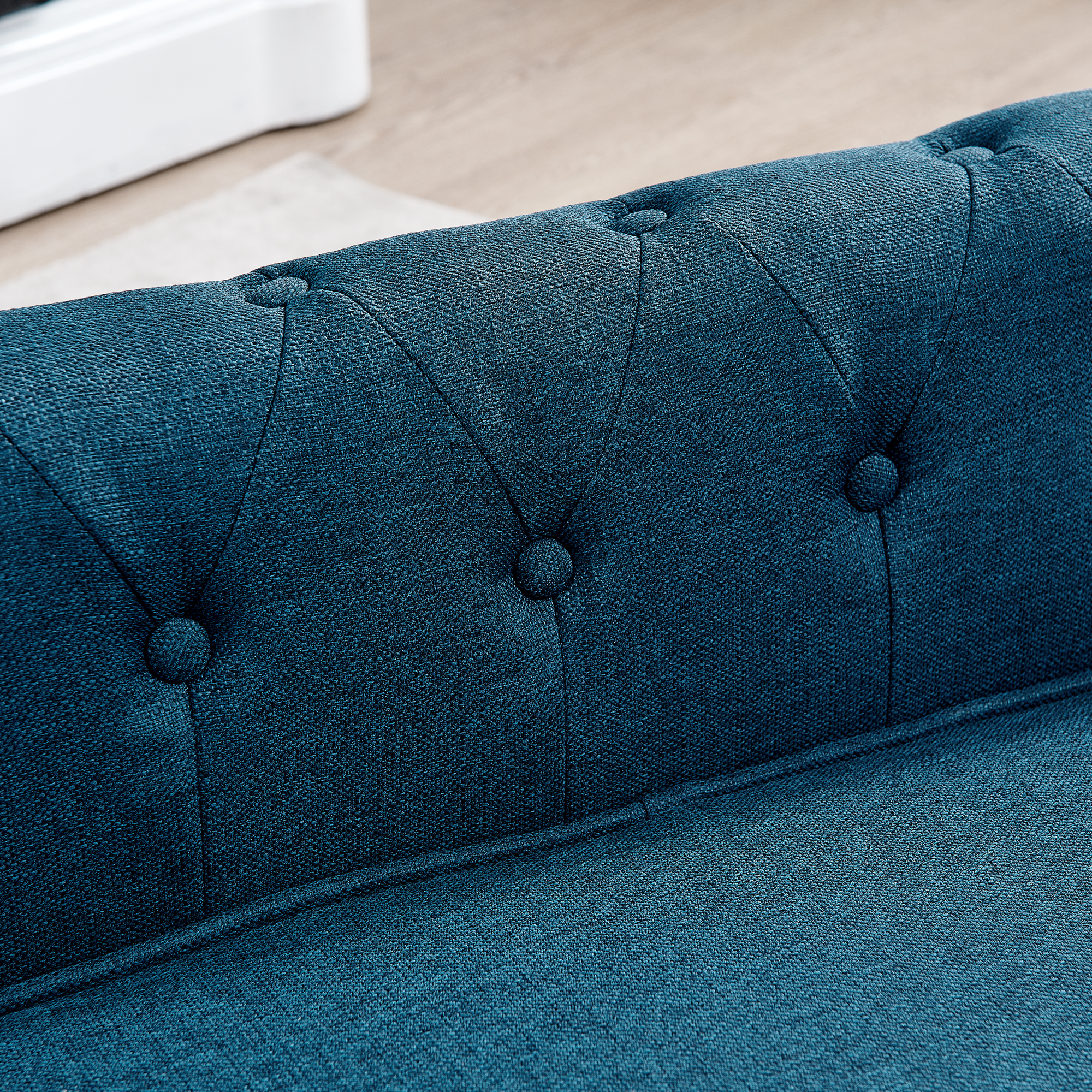 Elegant Rectangle Pet Bed for Small and Medium Dogs, Durable Elevated Dog Sofa Bed, Comfortable Dog Couch, Modern and Stylish Dog Sofa for Small and Medium Dogs,Blue - Image 6