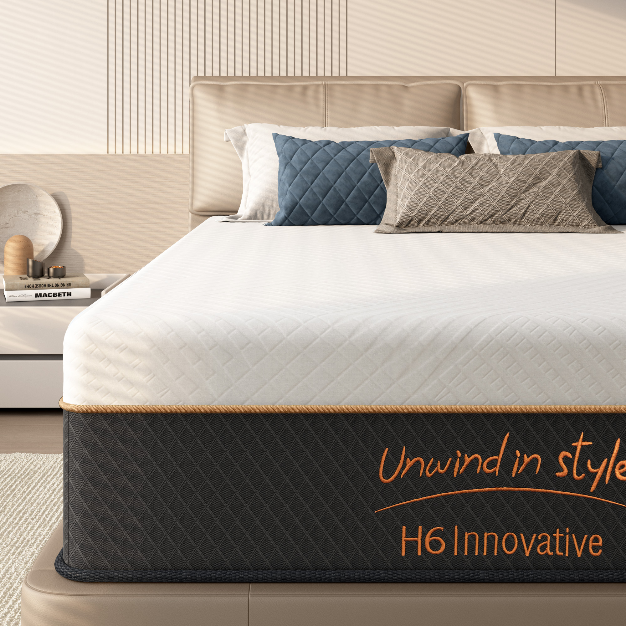10 Inch Hybrid Mattress in a Box,Full Size,Pocket Spring Mattress Medium Firm Feel with Edge Support & Motion Isolation - Image 2