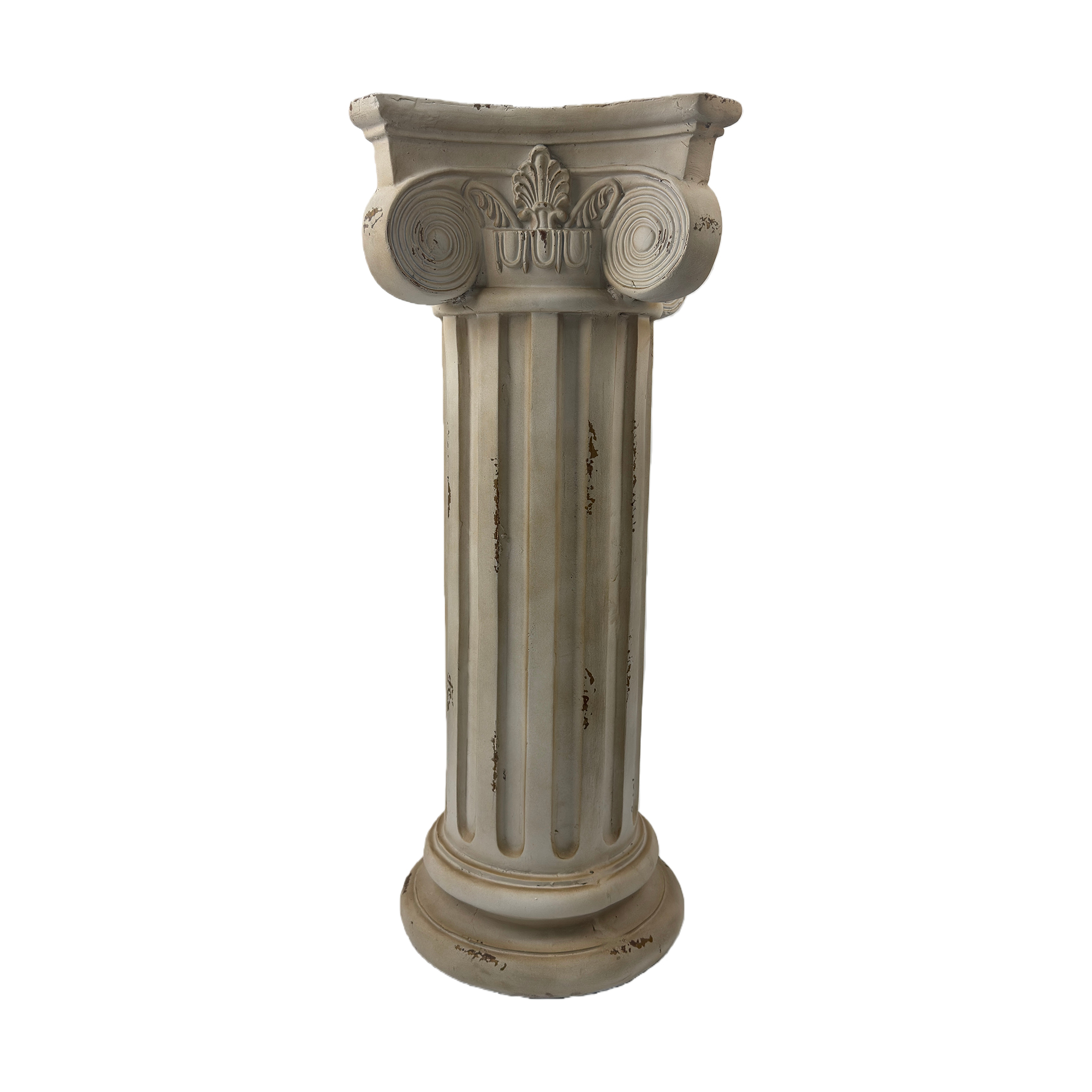 Pedestal Column Plant Stand 28.93'' Tall Roman Column with Base Roman Pillar Greek Column Magnesium Oxide Statue Sculpture Pedestal Stand Holder for Indoor Outdoor Wedding Birthday Party decorate - Image 4