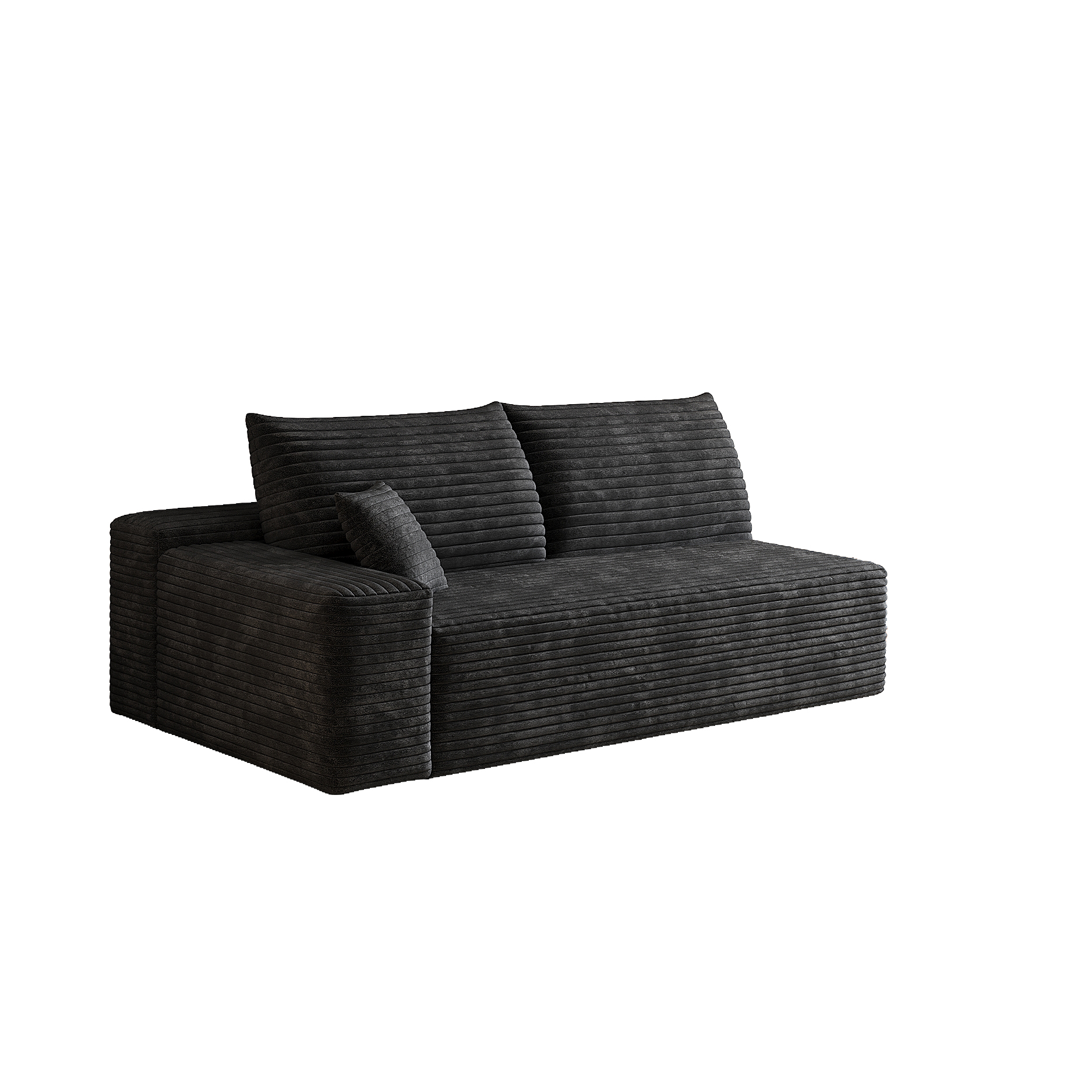 Y159-3SEAT-LEFT-BLACK-SOFA - Image 3
