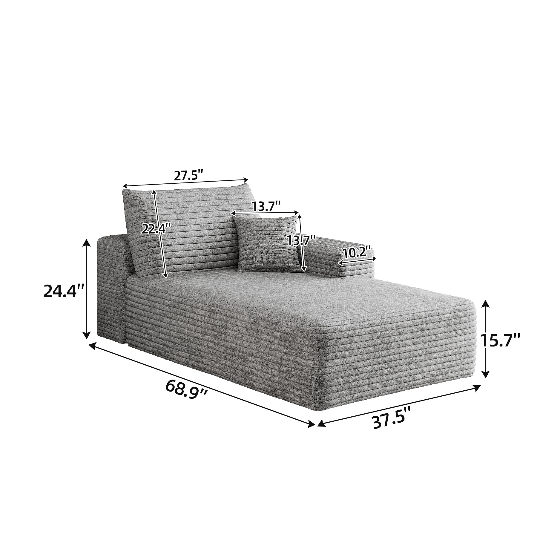 Y159-R-SLEEPER-GREY right sleeper grey - Image 4