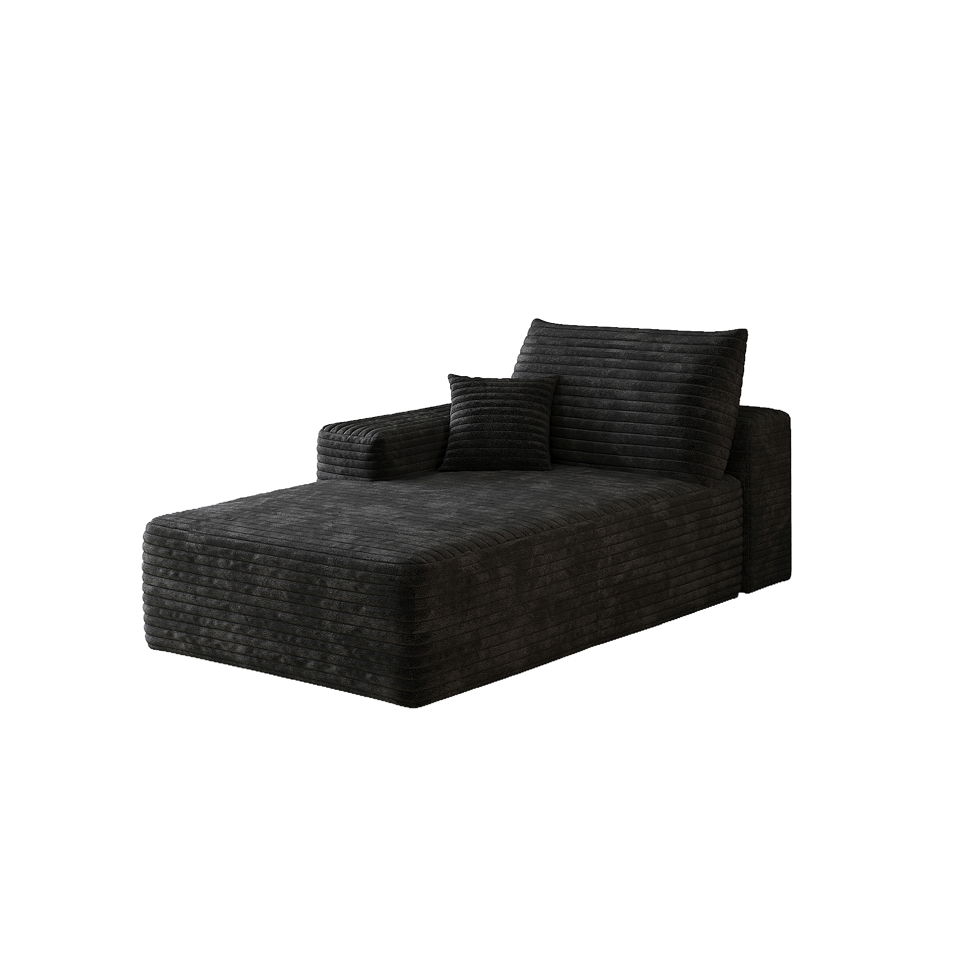 Y159-SOFA-LEFT-SLEEPER-BLACK - Image 5